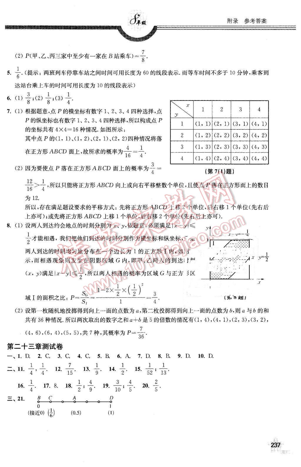 2016年上教社導(dǎo)學(xué)案八年級數(shù)學(xué)第二學(xué)期 第45頁