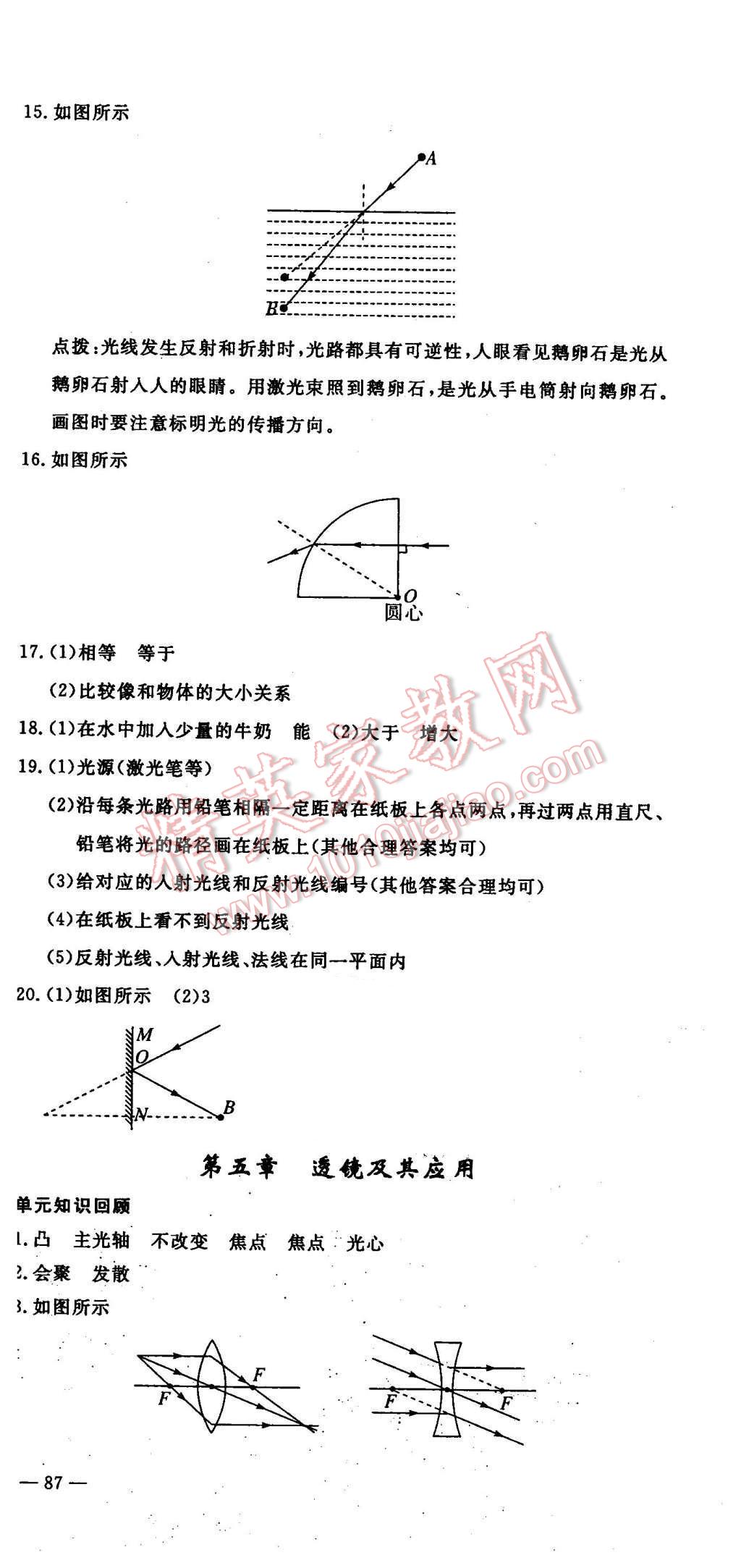 2016年時(shí)習(xí)之期末加寒假八年級(jí)物理人教版 第6頁(yè)