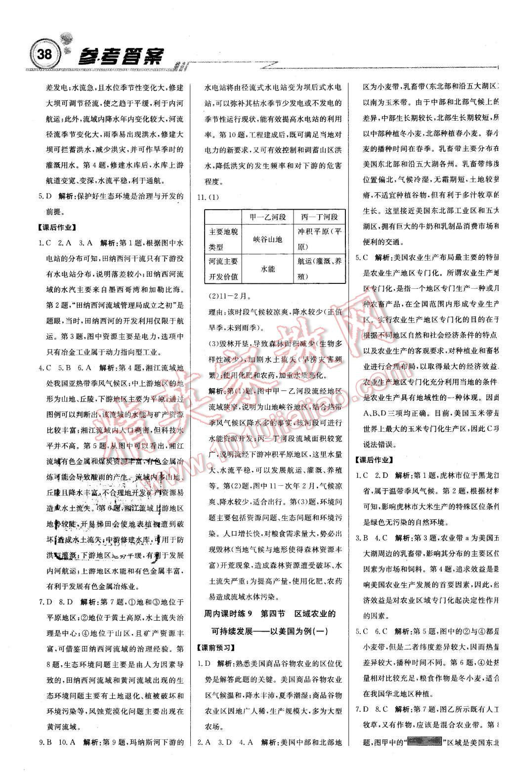 2016年輕巧奪冠周測(cè)月考直通高考高中地理必修3湘教版 第6頁(yè)