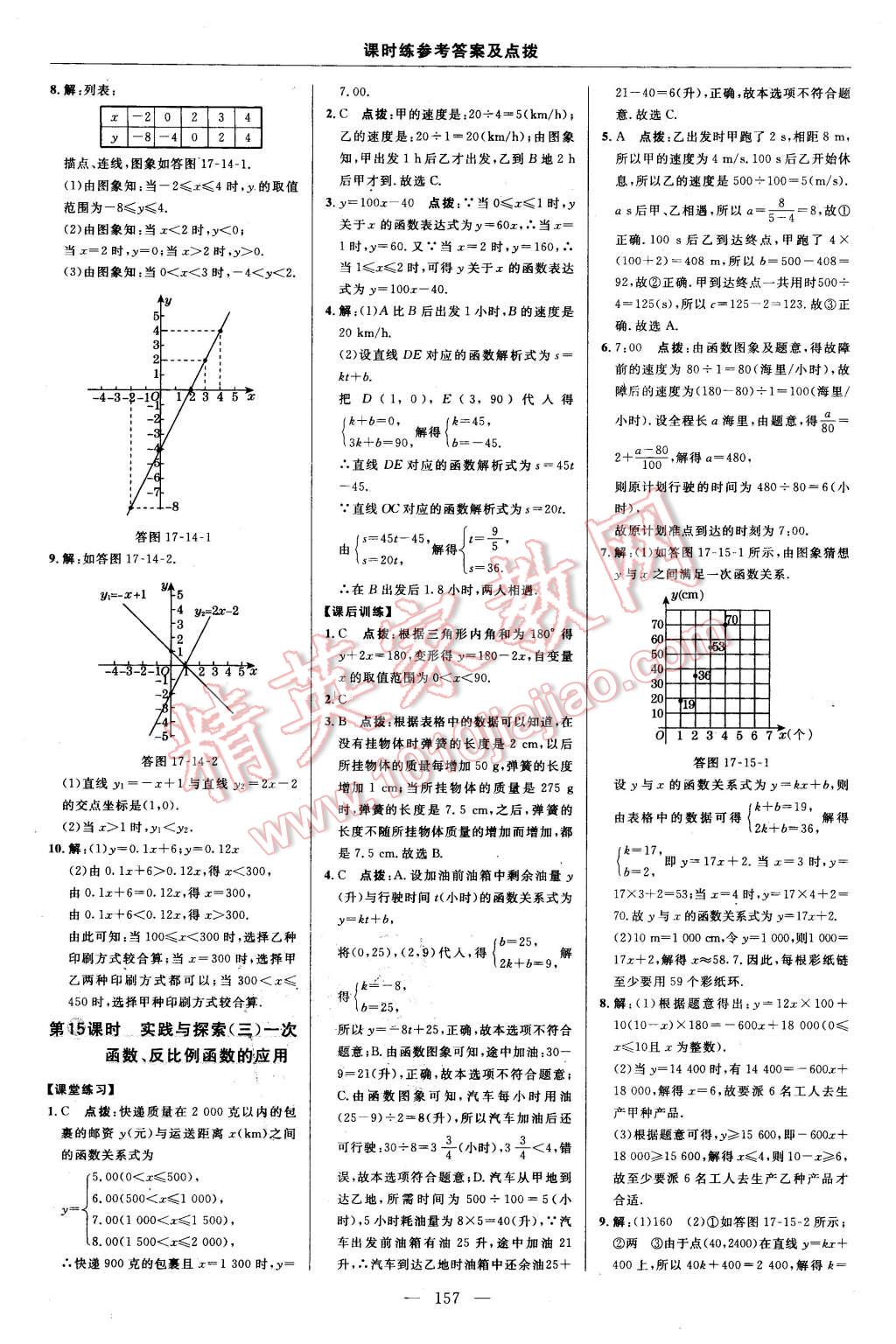 2016年點(diǎn)撥訓(xùn)練八年級(jí)數(shù)學(xué)下冊(cè)華師大版 第23頁(yè)