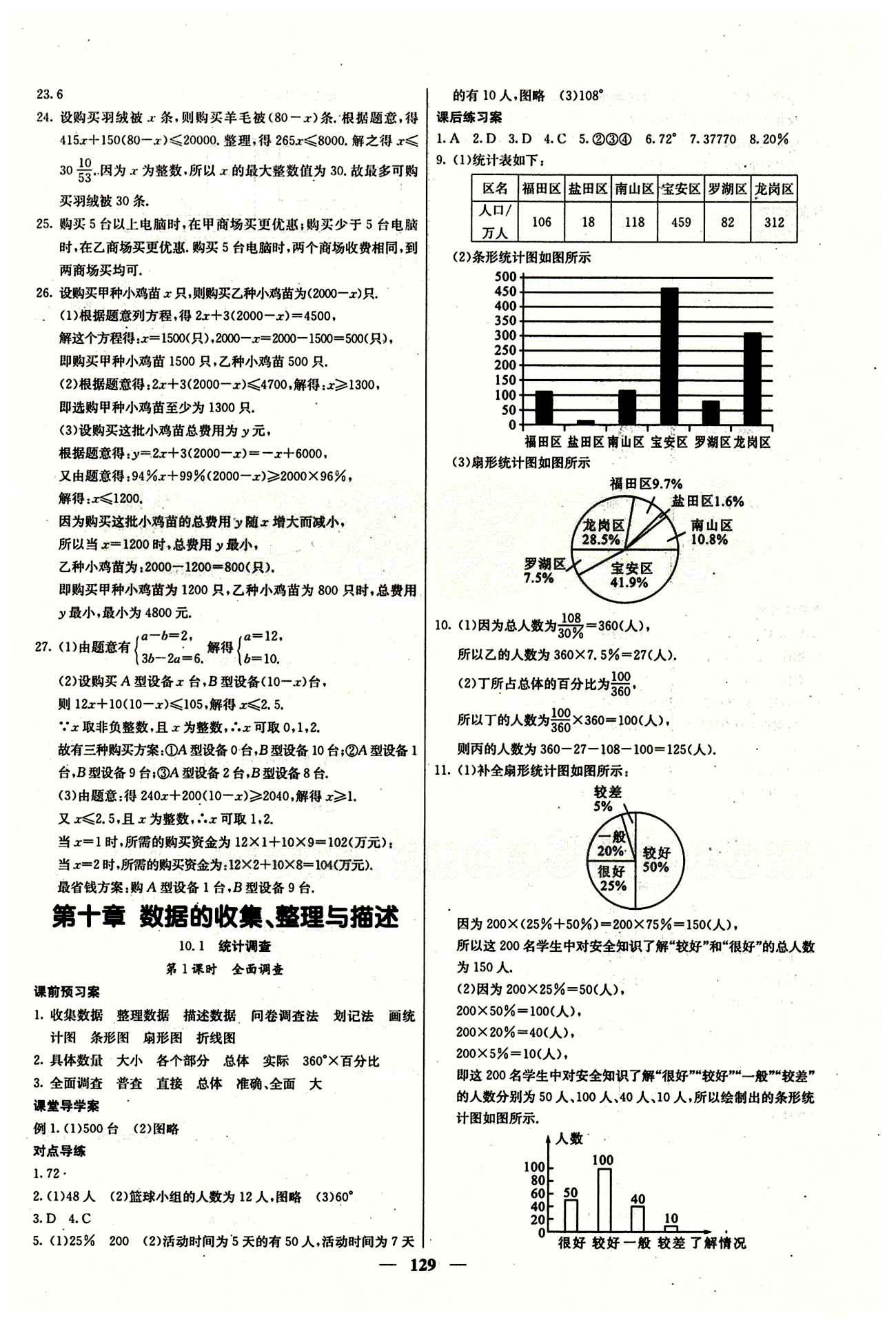 2015 課堂內(nèi)外七年級(jí)下數(shù)學(xué)希望出版社 第十章　數(shù)據(jù)的收集、整理與描述 [1]