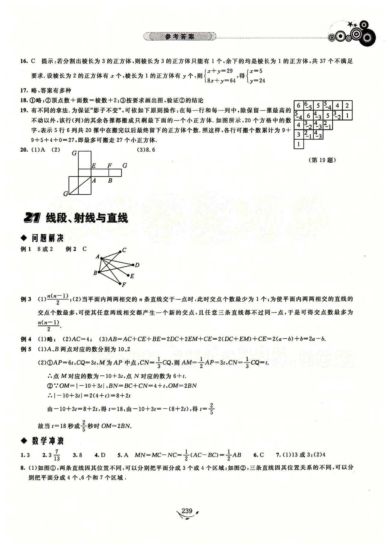 探究應(yīng)用新思維七年級(jí)下數(shù)學(xué)湖北人民出版社 參考答案18-29 [5]