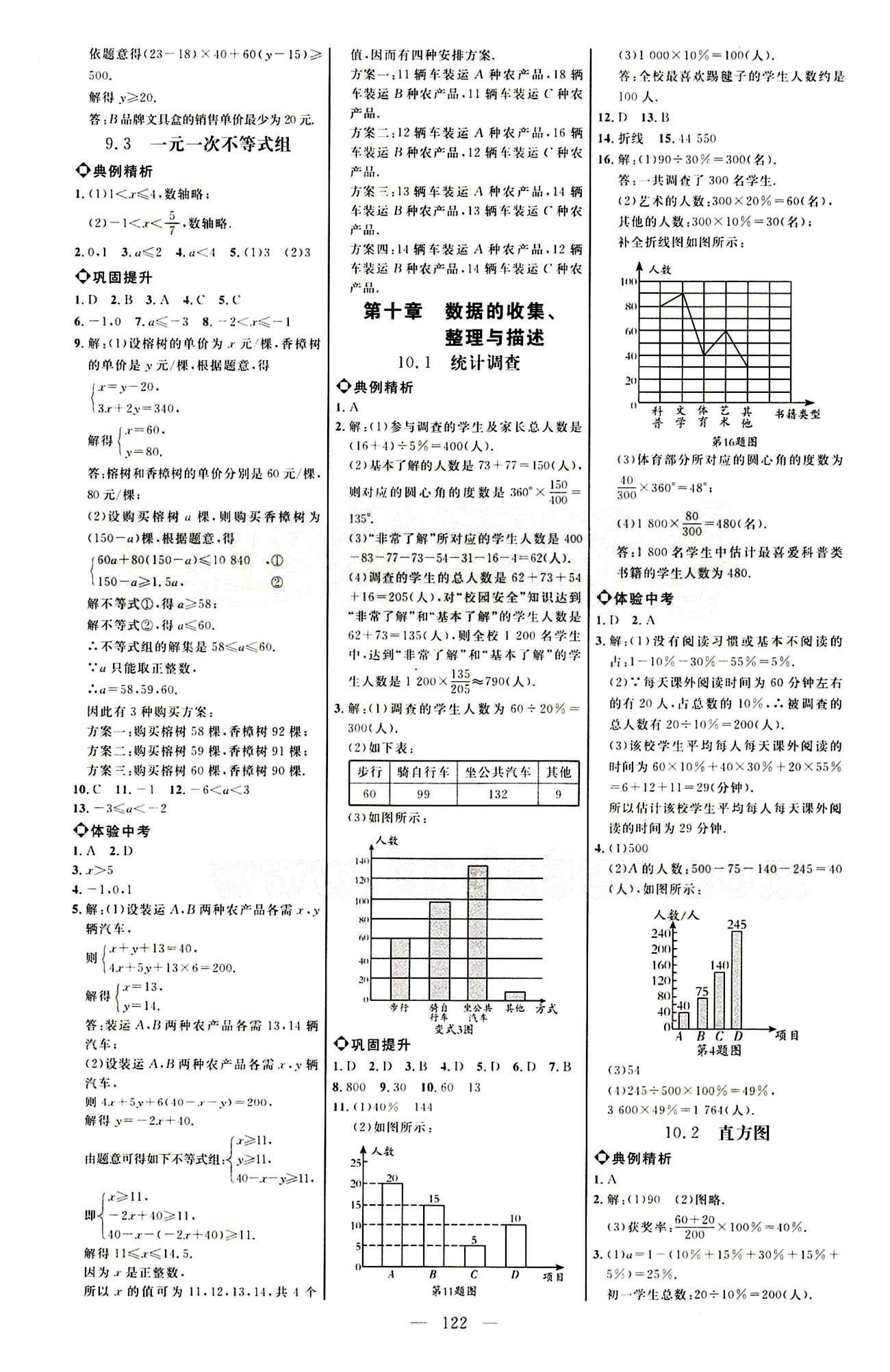 恒基名師助學(xué)系列 細(xì)解巧練七年級(jí)下數(shù)學(xué)內(nèi)蒙古少年兒童出版社 第九章　不等式與不等式組 [2]