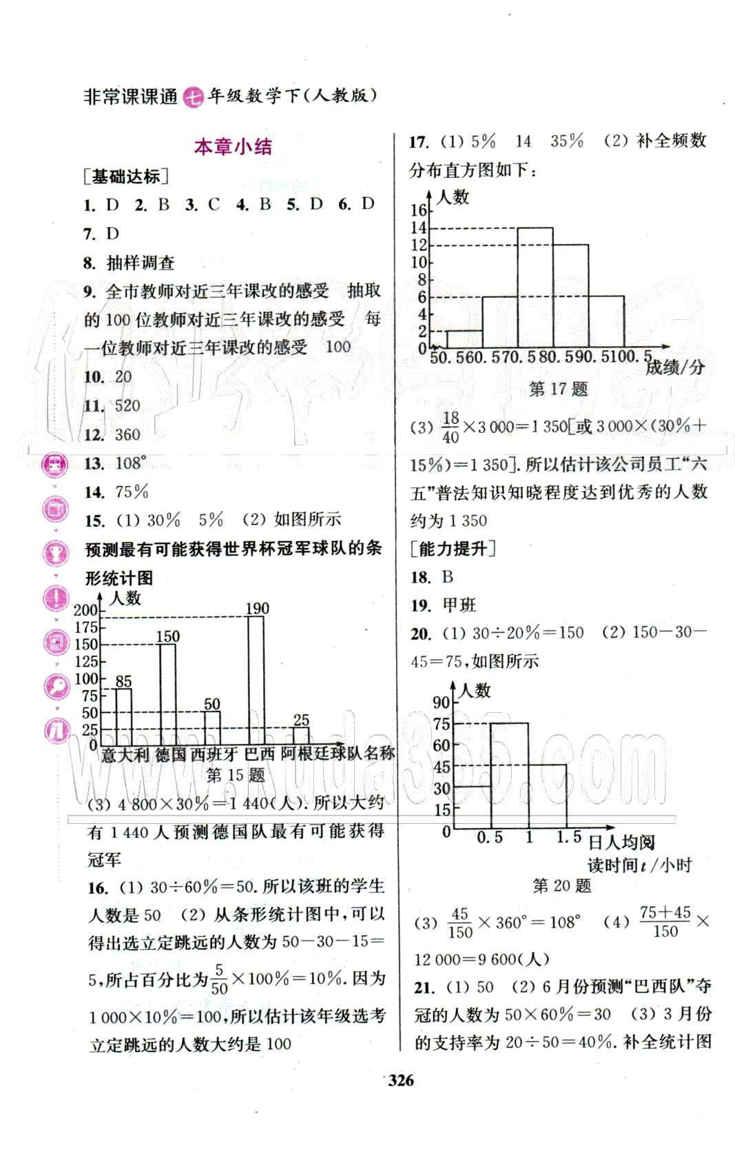 通城學典七年級下數(shù)學延邊大學出版社 9-10章 [7]