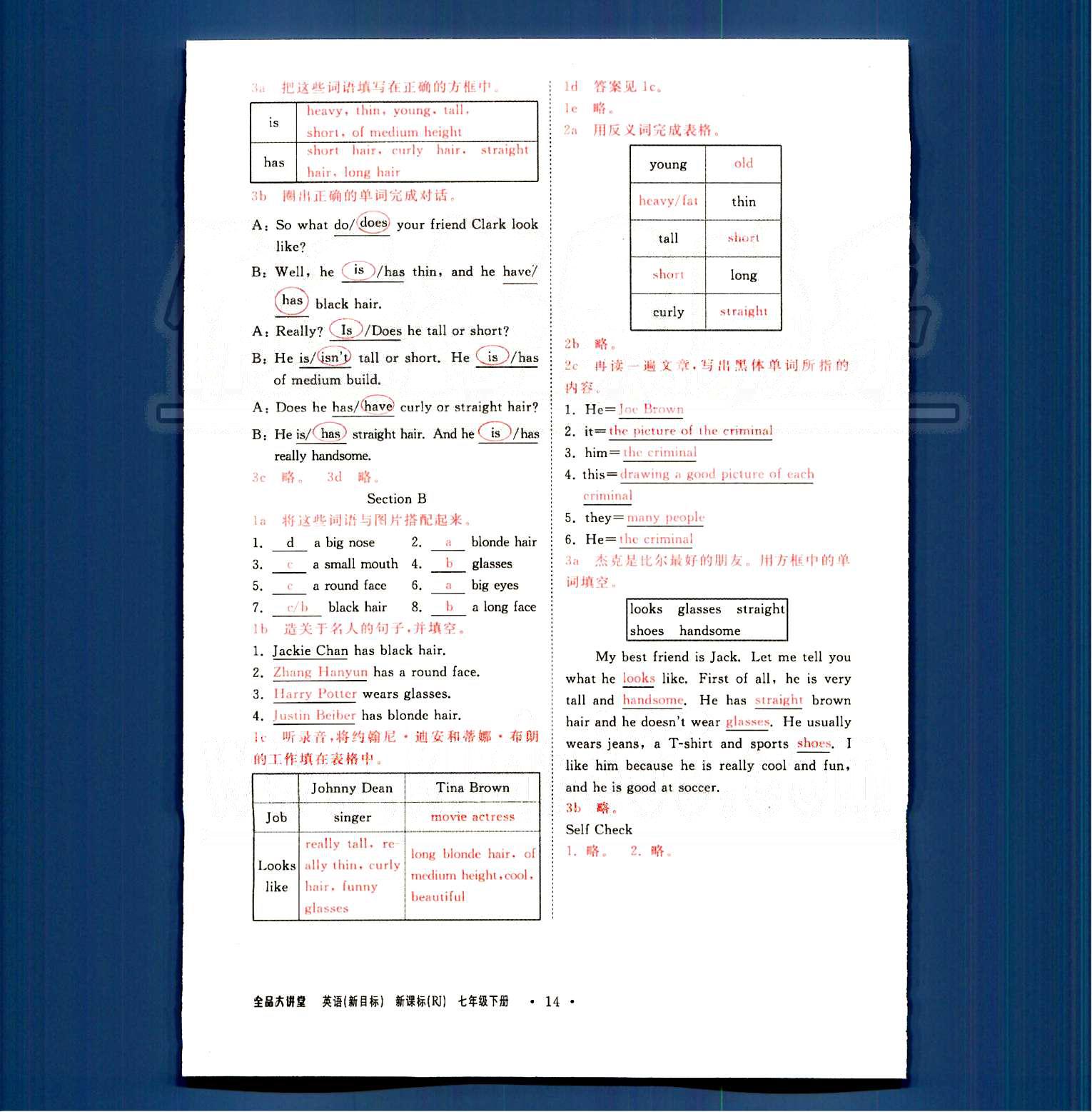 2015全品大講堂 教材新解七年級下英語開明出版社 Unit 7-12 [4]