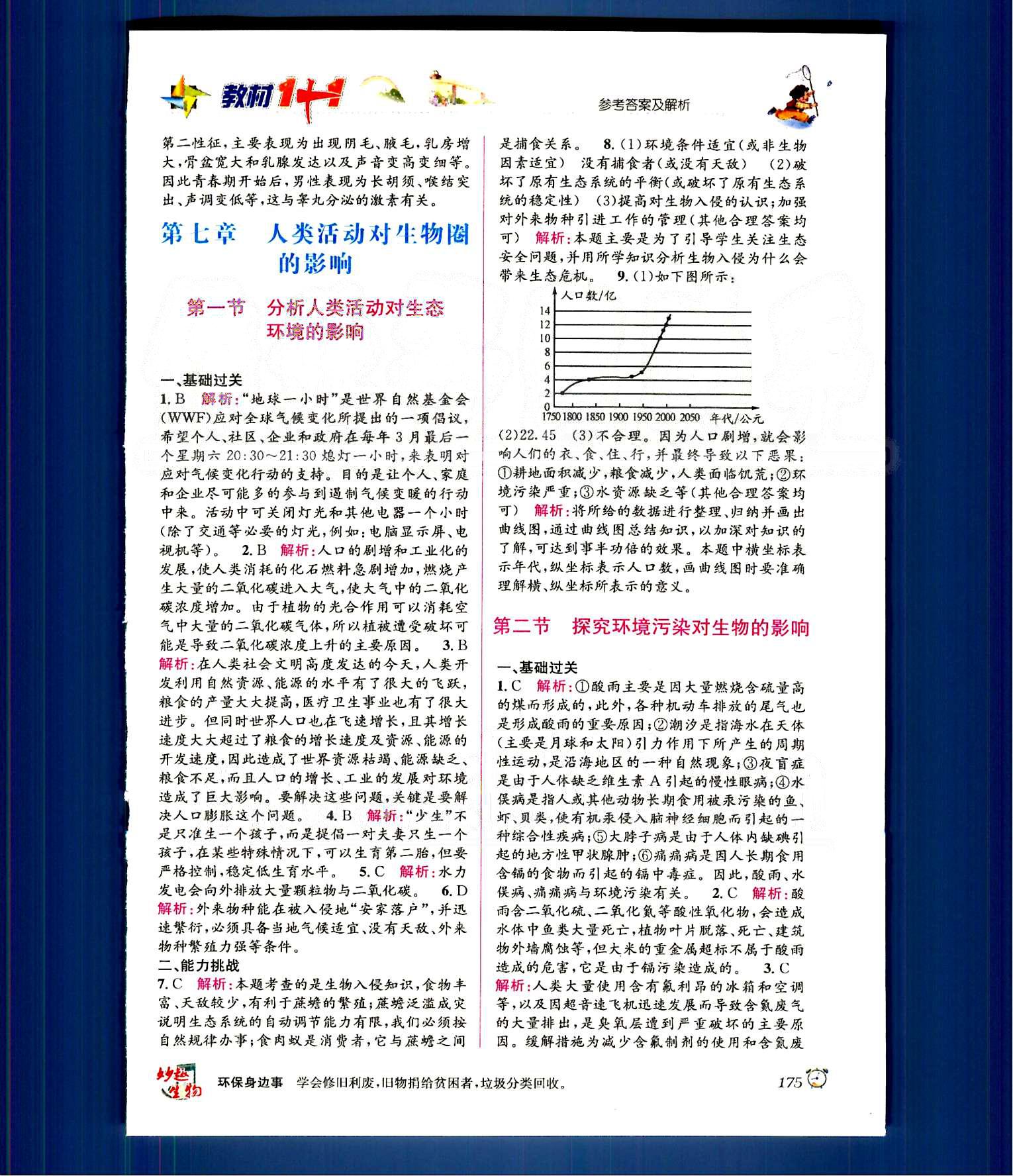 2015 教材1+1七年級下生物新疆青少年出版社 第一章-第七章 [11]