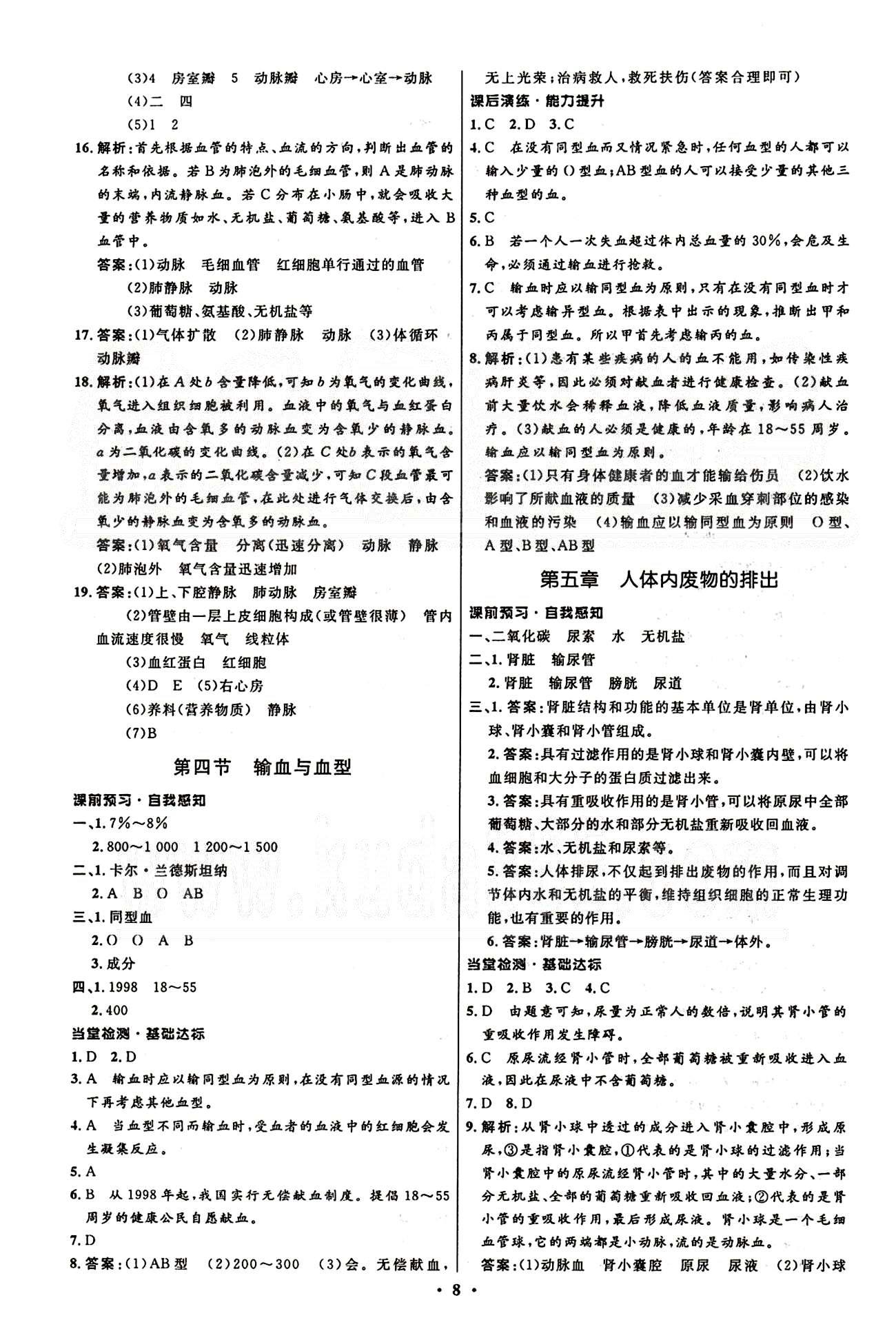 2015志鴻優(yōu)化初中同步測(cè)控全優(yōu)設(shè)計(jì)七年級(jí)下生物知識(shí)出版社 第一章-第七章 [8]