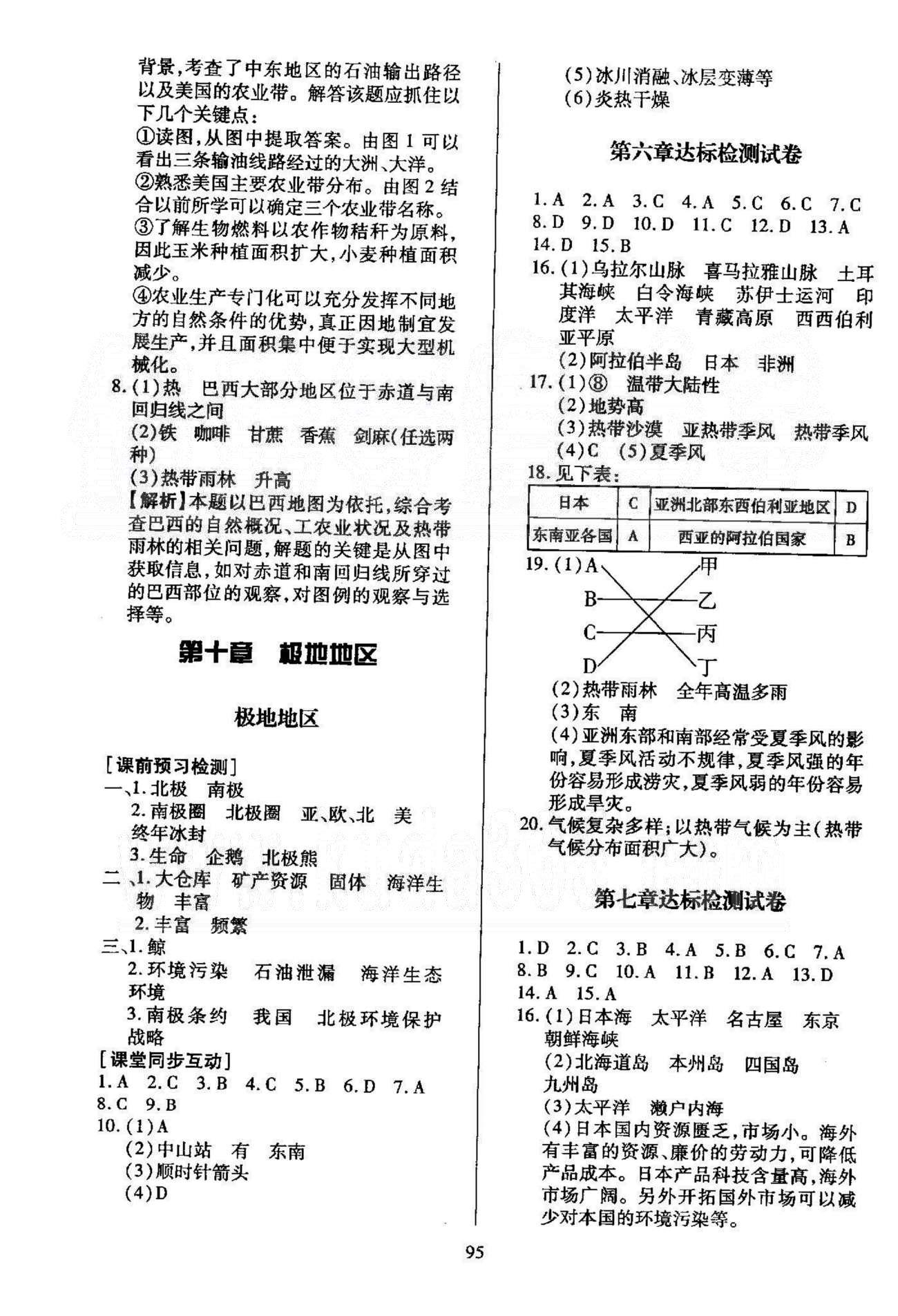 整合集训七年级下地理新疆青少年出版社 8-10章 [5]