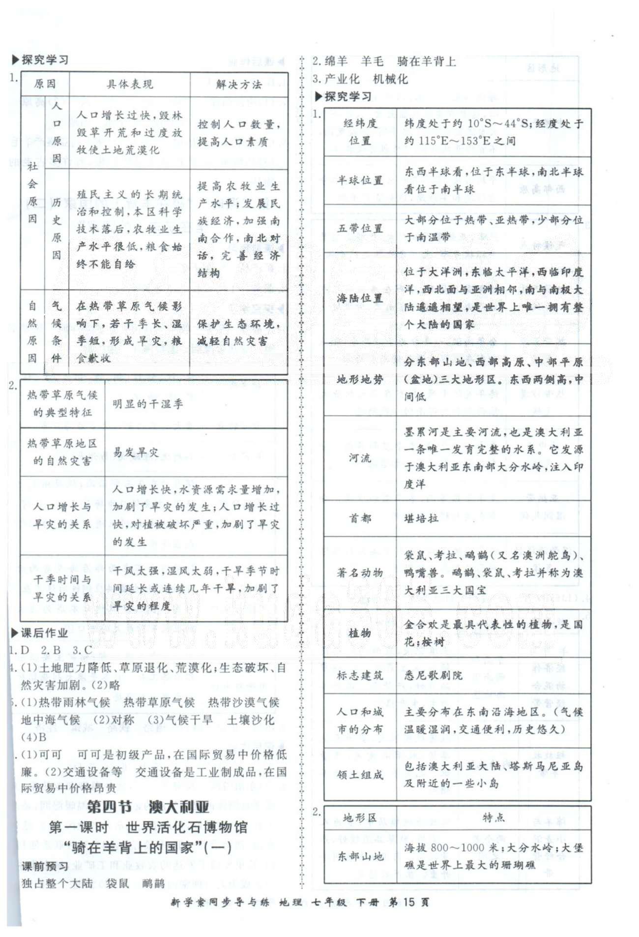 新學(xué)案同步導(dǎo)與練七年級(jí)下地理鄭州大學(xué)出版社 8-10章 [6]