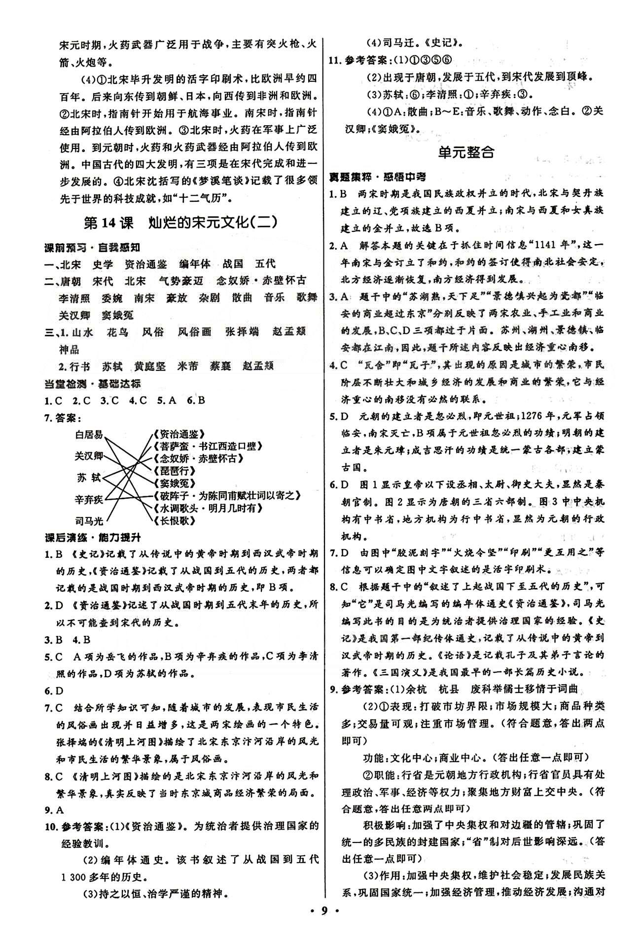 2015志鴻優(yōu)化初中同步測控全優(yōu)設(shè)計(jì)七年級下歷史知識出版社 第一單元-第三單元 [9]