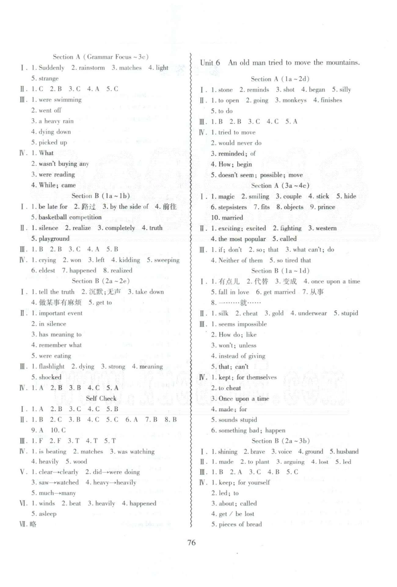 導學與演練八年級下英語貴州人民出版社 Unit 1-8 [4]