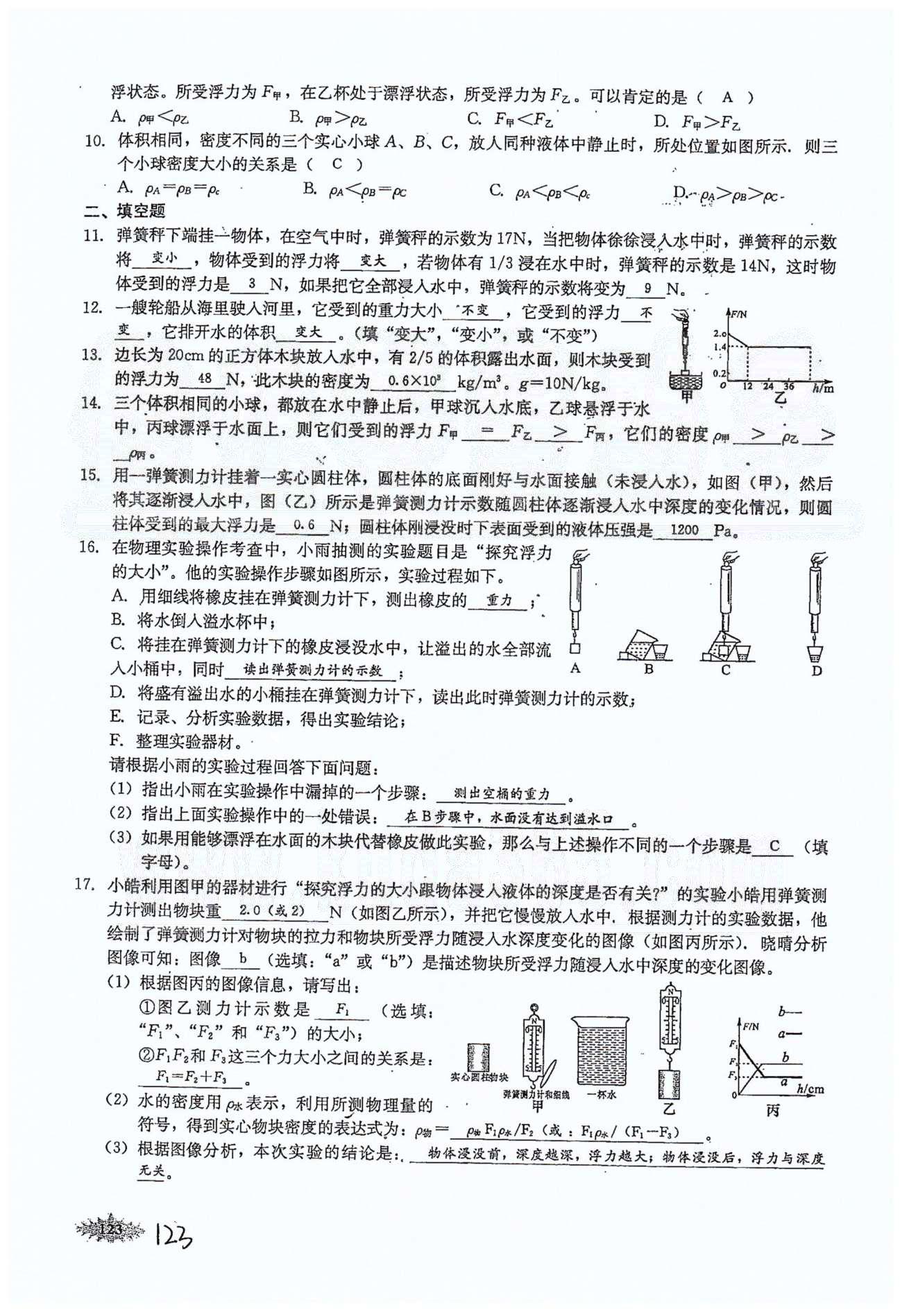 思維新觀察八年級下物理長江少年兒童出版社 期末專題 [7]