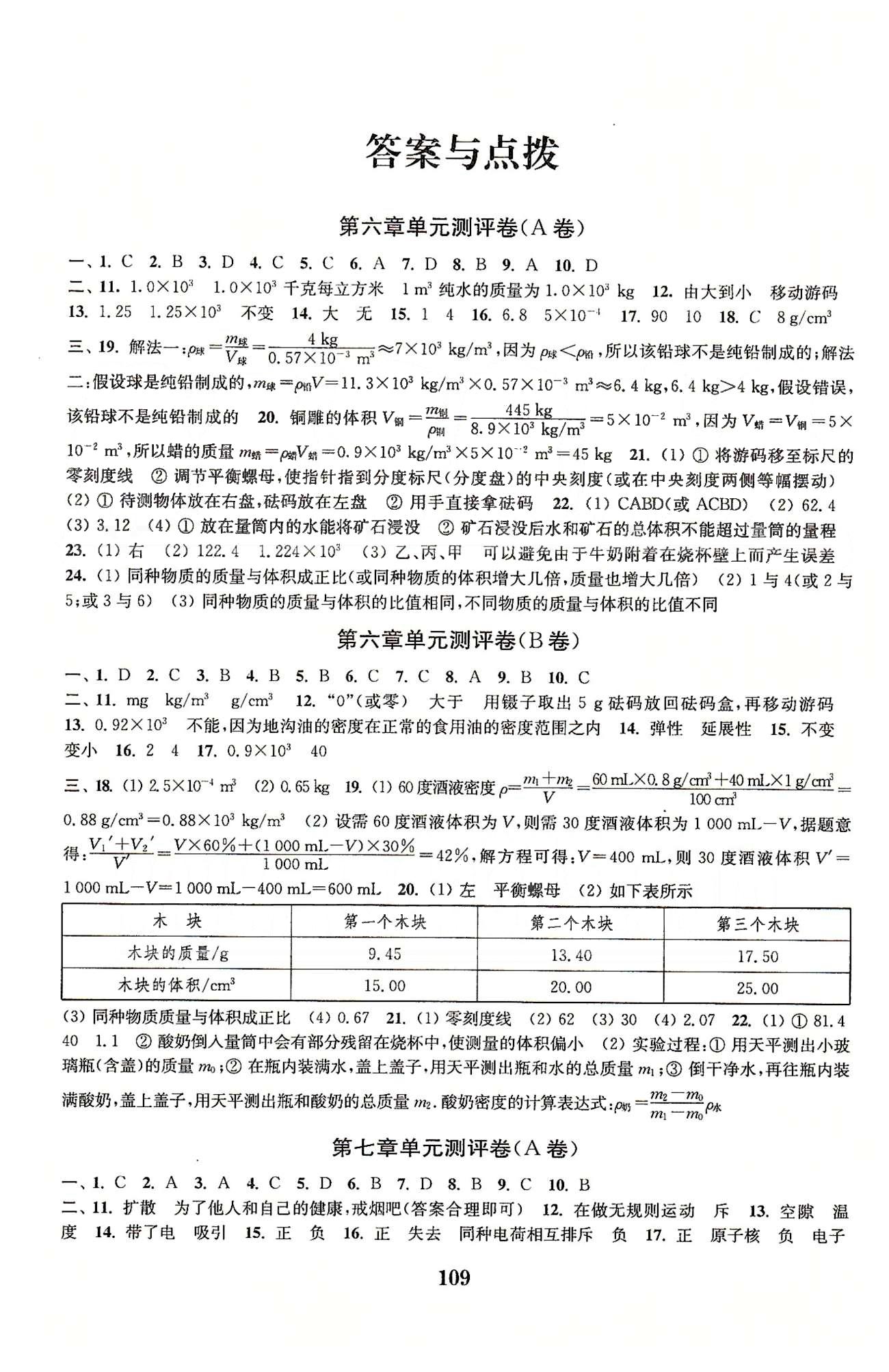 通城学典八年级下物理延边大学出版社 第六章-第八章 [1]