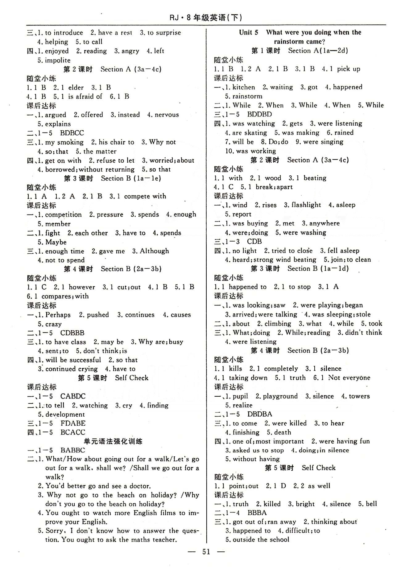 2015高效通八年級下英語延邊教育出版社 Unit 1-6 [3]