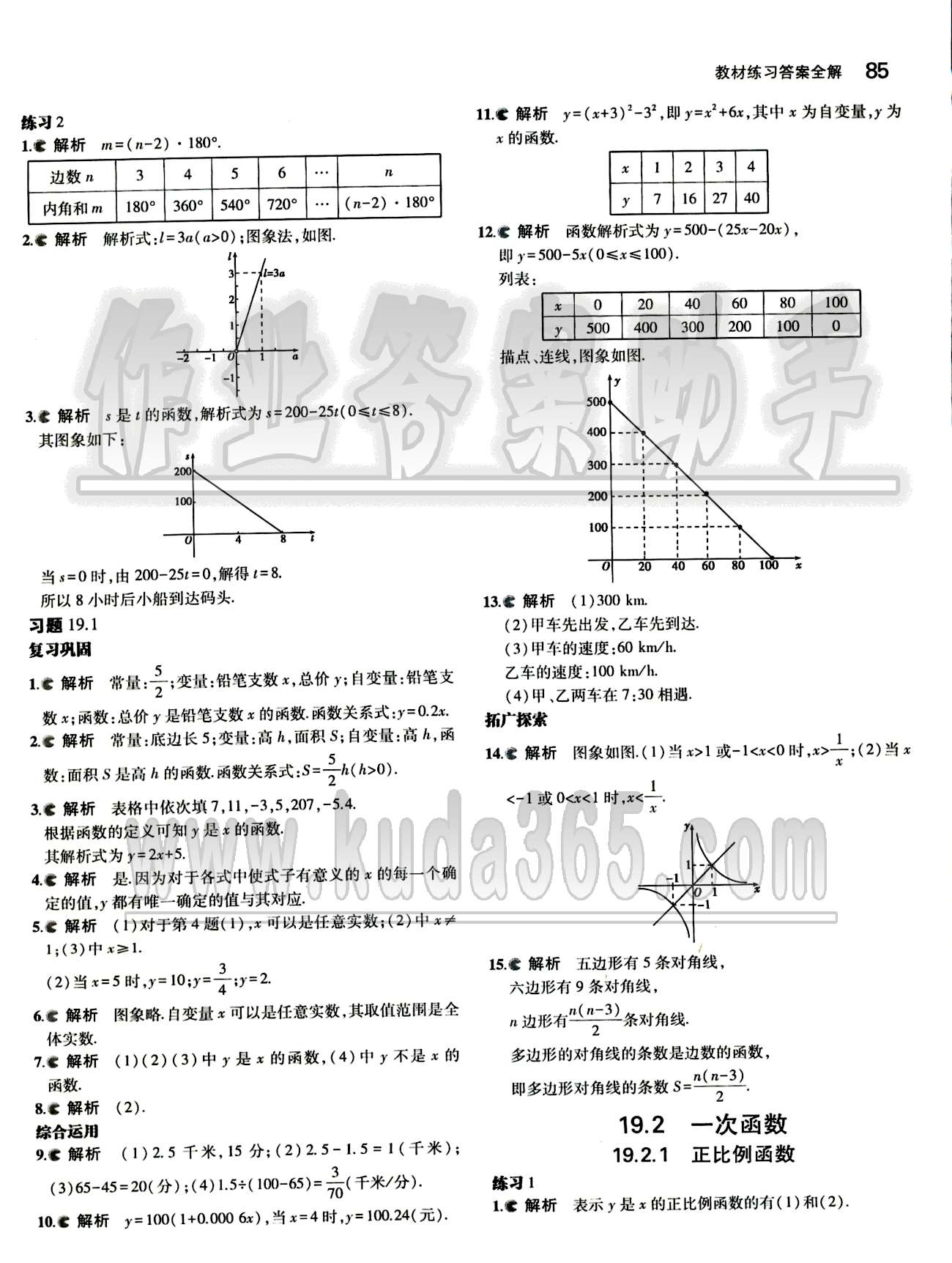 課本 教材八年級下數(shù)學(xué)人民教育出版社 參考答案第18頁