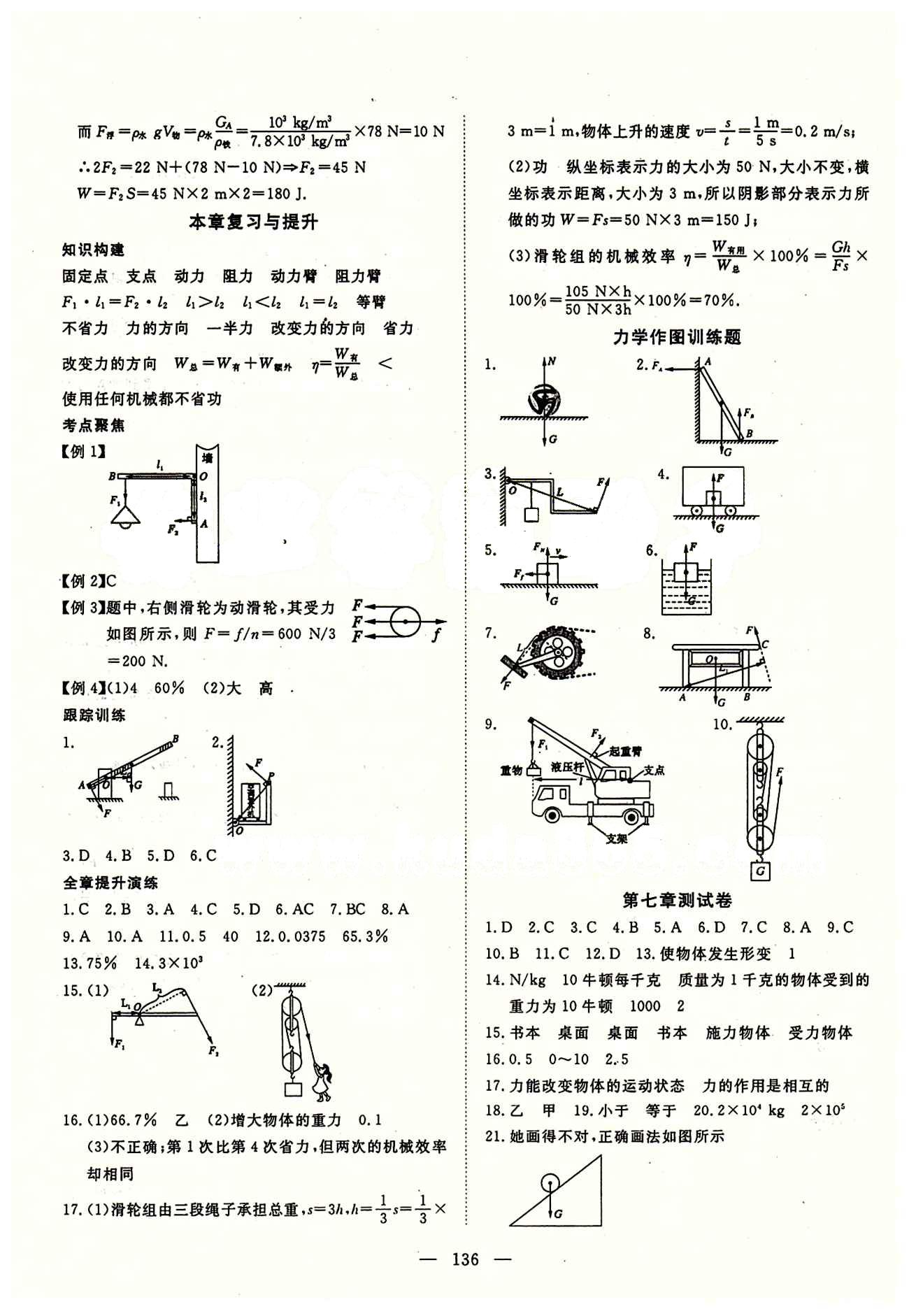 2015南宇文化 探究在线高效课堂八年级下物理武汉出版社 第十二章　简单机械 [3]