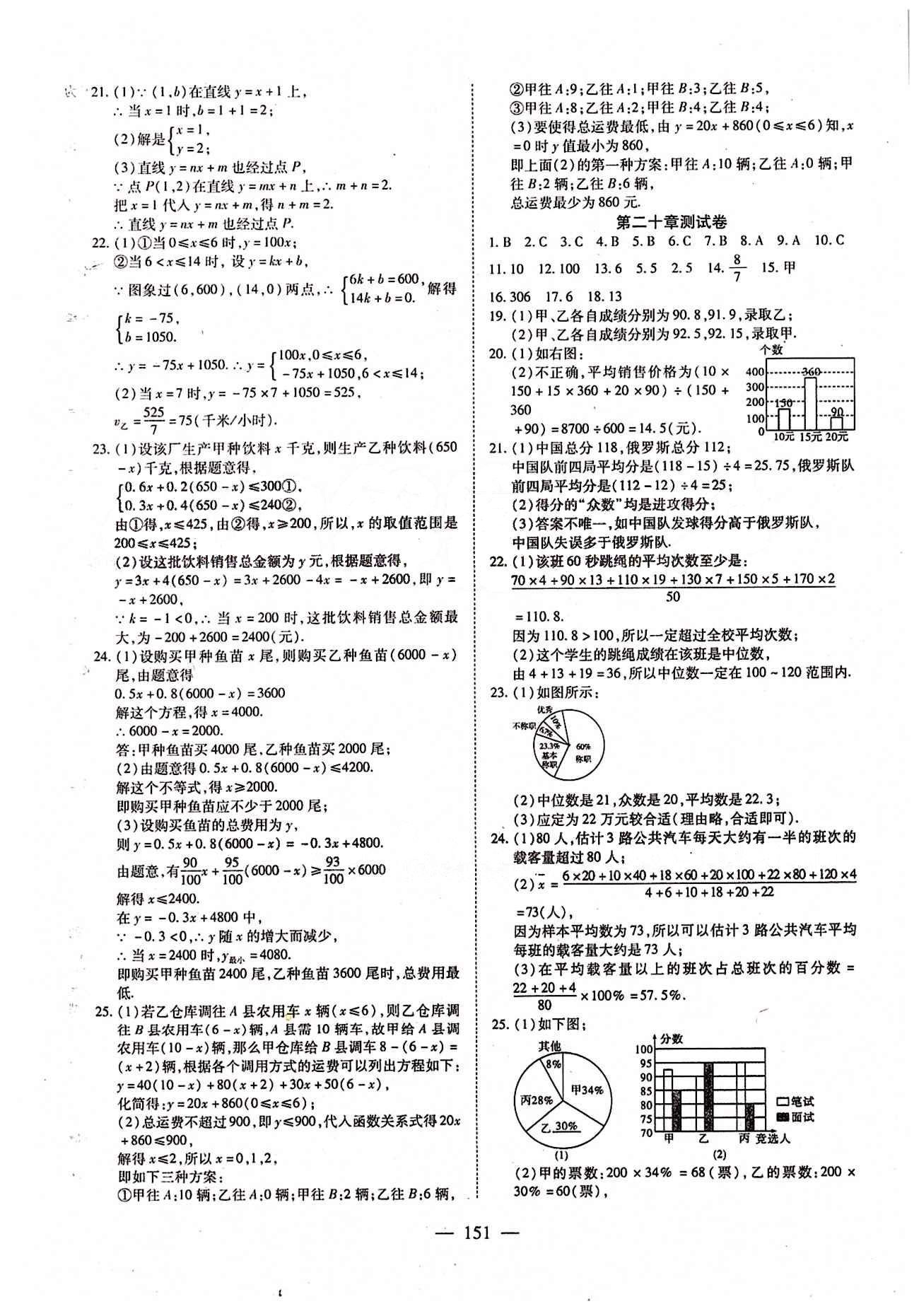 2015年有效课堂课时导学案八年级数学下册人教版 测试卷 [5]