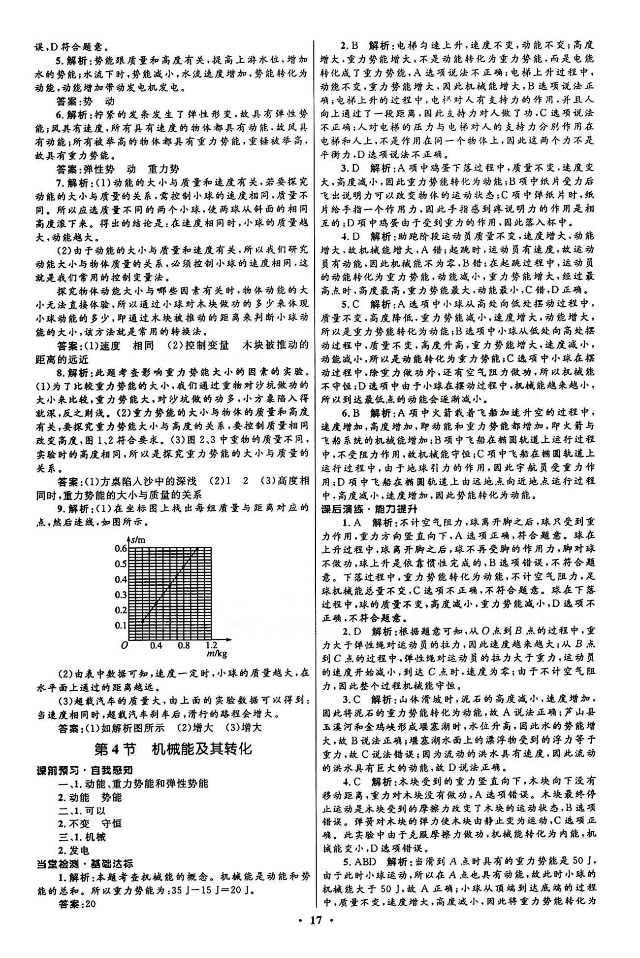 2015志鴻優(yōu)化初中同步測控全優(yōu)設(shè)計(jì)八年級下物理知識出版社 第十一章　功和機(jī)械能 [4]