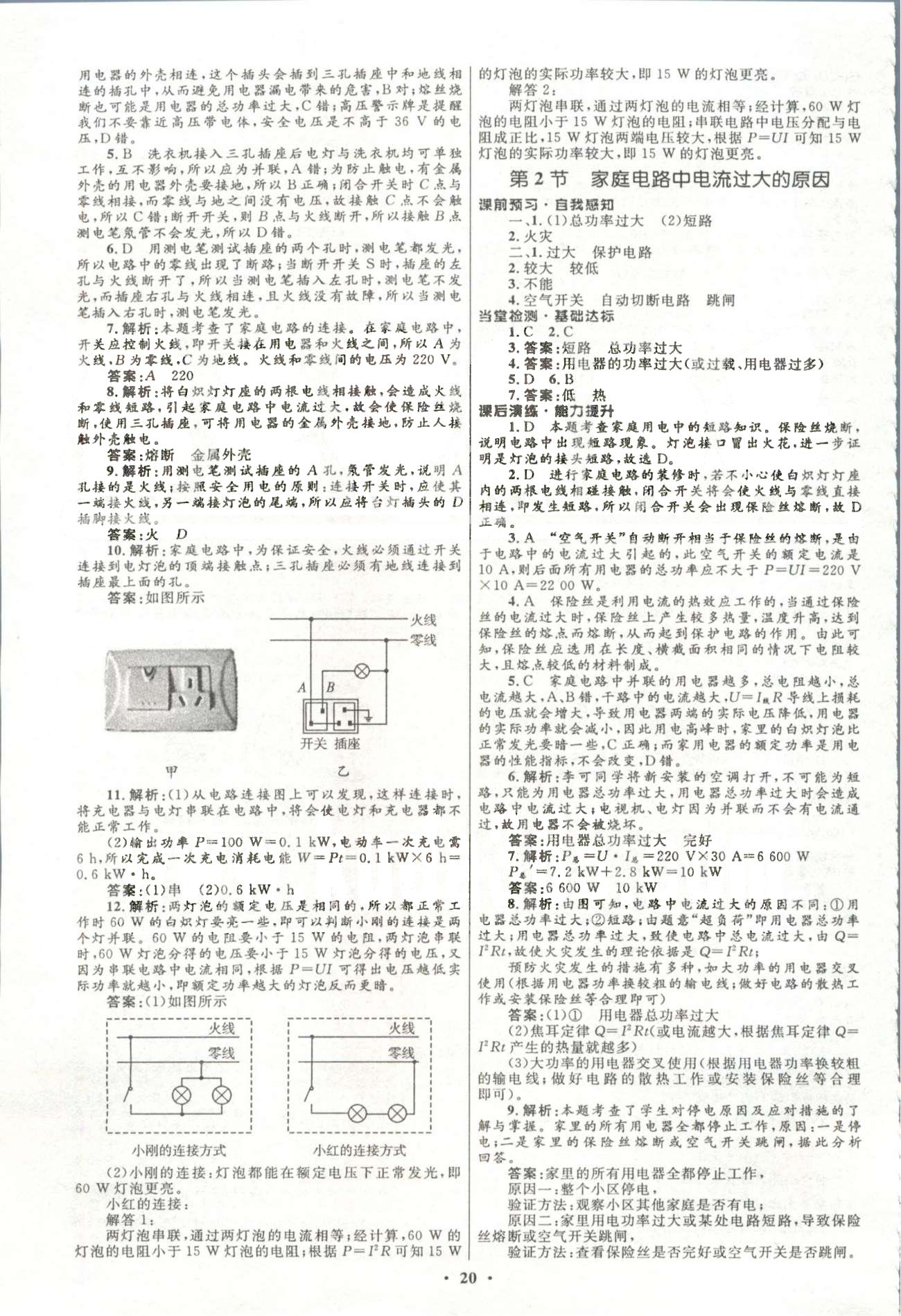 2015志鴻優(yōu)化初中同步測(cè)控全優(yōu)設(shè)計(jì)九年級(jí)全物理知識(shí)出版社 18-19章 [6]