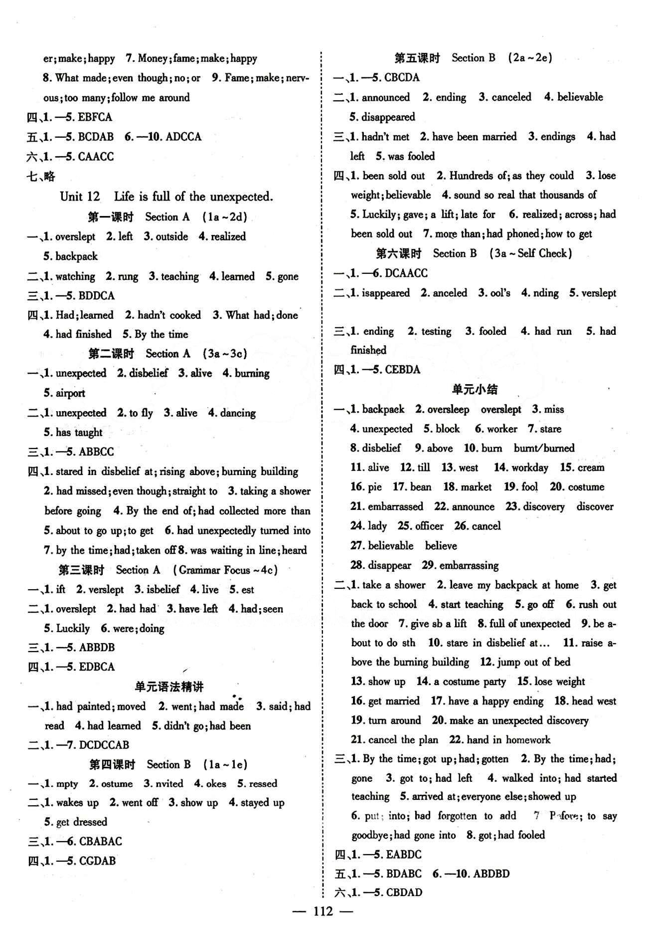 2015年名師學(xué)案九年級(jí)英語(yǔ)下冊(cè)人教版 Unit11 [2]