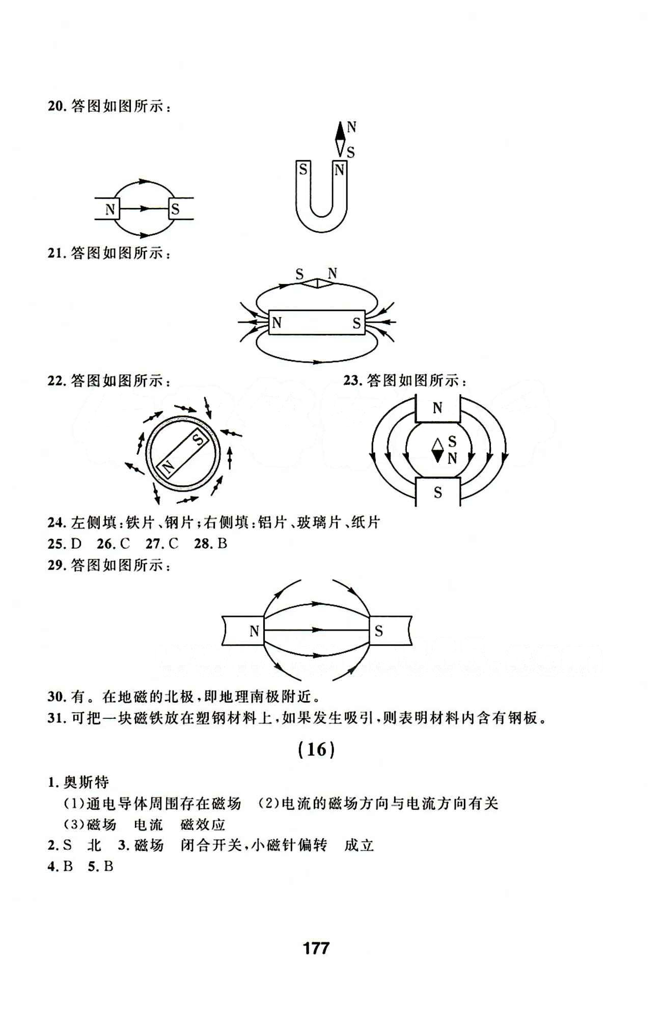 2015年試題優(yōu)化課堂同步九年級(jí)物理下冊(cè)人教版 1-22答案 [21]