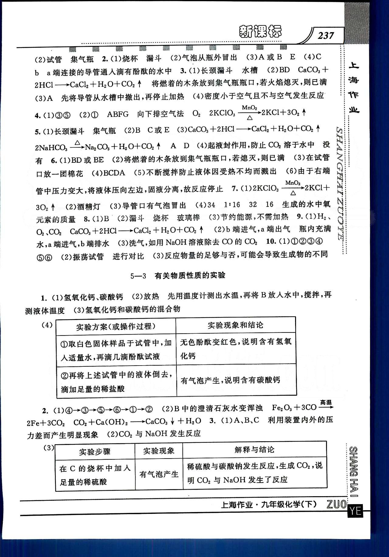 20145 鐘書金牌 上海作業(yè)九年級下化學上海大學出版社 第五部分 [2]