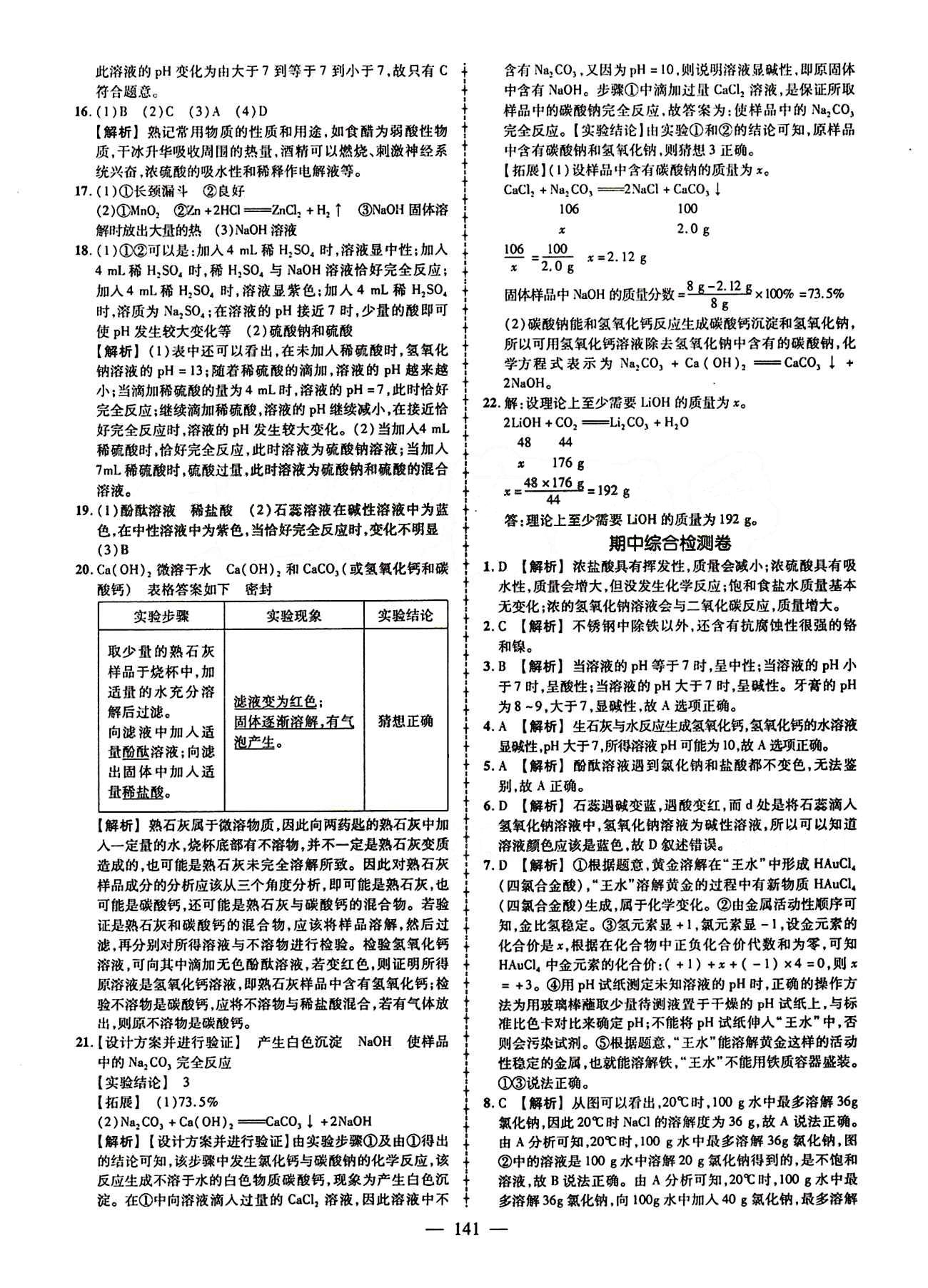 2015創(chuàng)優(yōu)作業(yè) 導(dǎo)學(xué)練九年級(jí)下化學(xué)新疆人民出版社 活頁創(chuàng)優(yōu)檢測(cè)卷 [5]