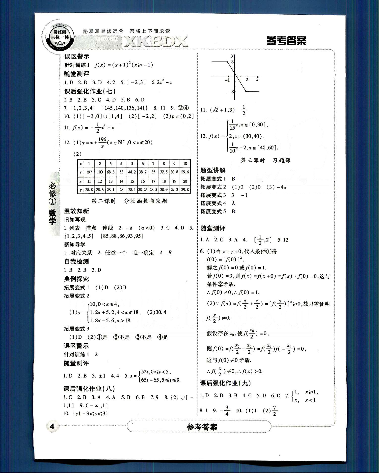 成才之路-高中新課程學(xué)習(xí)指導(dǎo)-數(shù)學(xué)A中國(guó)和平出版社必修1 第一章-第三章 [4]