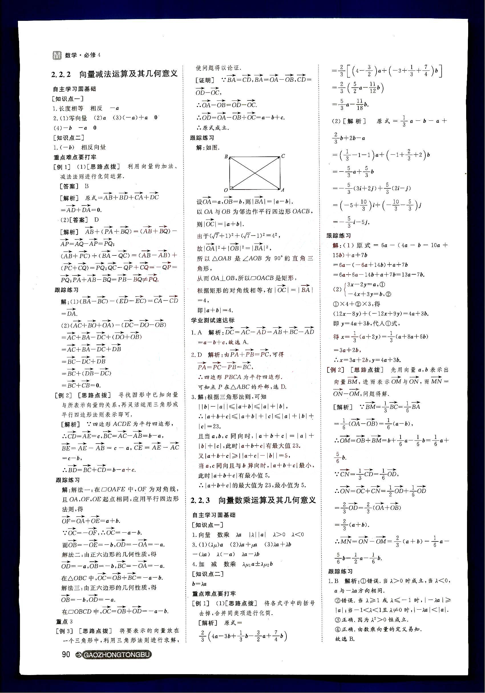 2015年名師伴你行高中同步導(dǎo)學(xué)案數(shù)學(xué)必修4人教版 第4部分 [1]