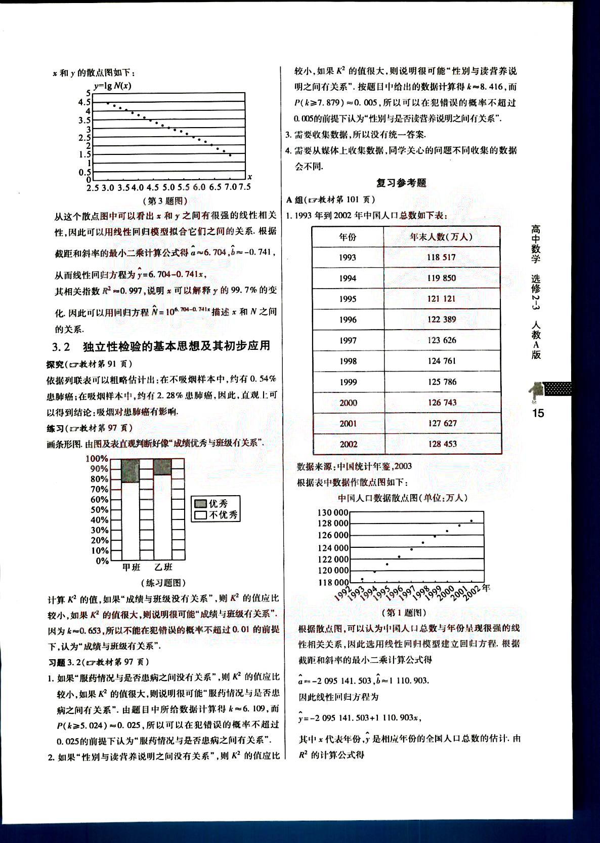 課本高中數(shù)學(xué)-選修2-3-人教版人民教育出版社 第3部分 [4]