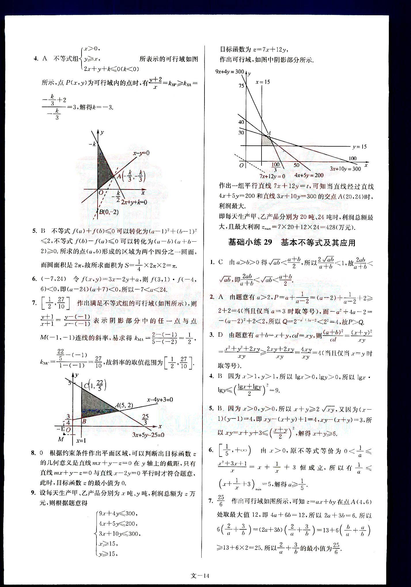 小題狂做-高考數(shù)學(xué)-文科-最基礎(chǔ)篇南京大學(xué)出版社 第3部分 [4]