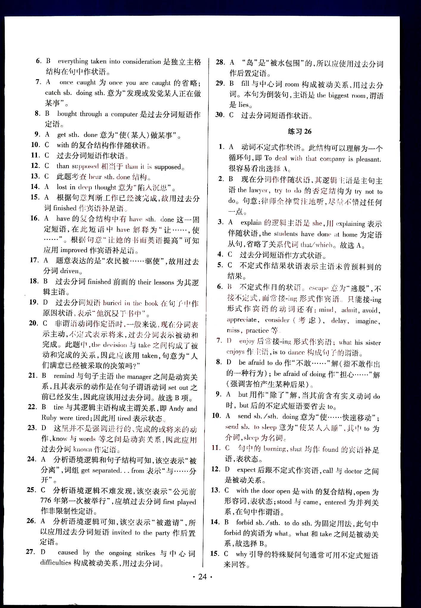 小題狂做-高考英語-基礎篇-修訂版南京大學出版社 第5部分 [4]