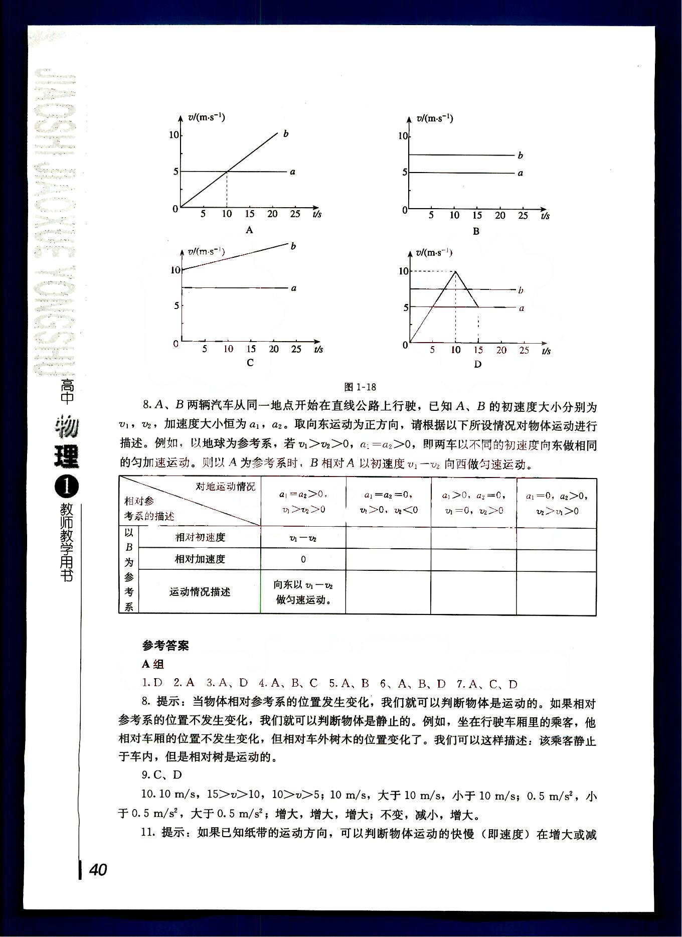 課本高中物理 必修1 人教版人民教育出版社 第2部分 [2]