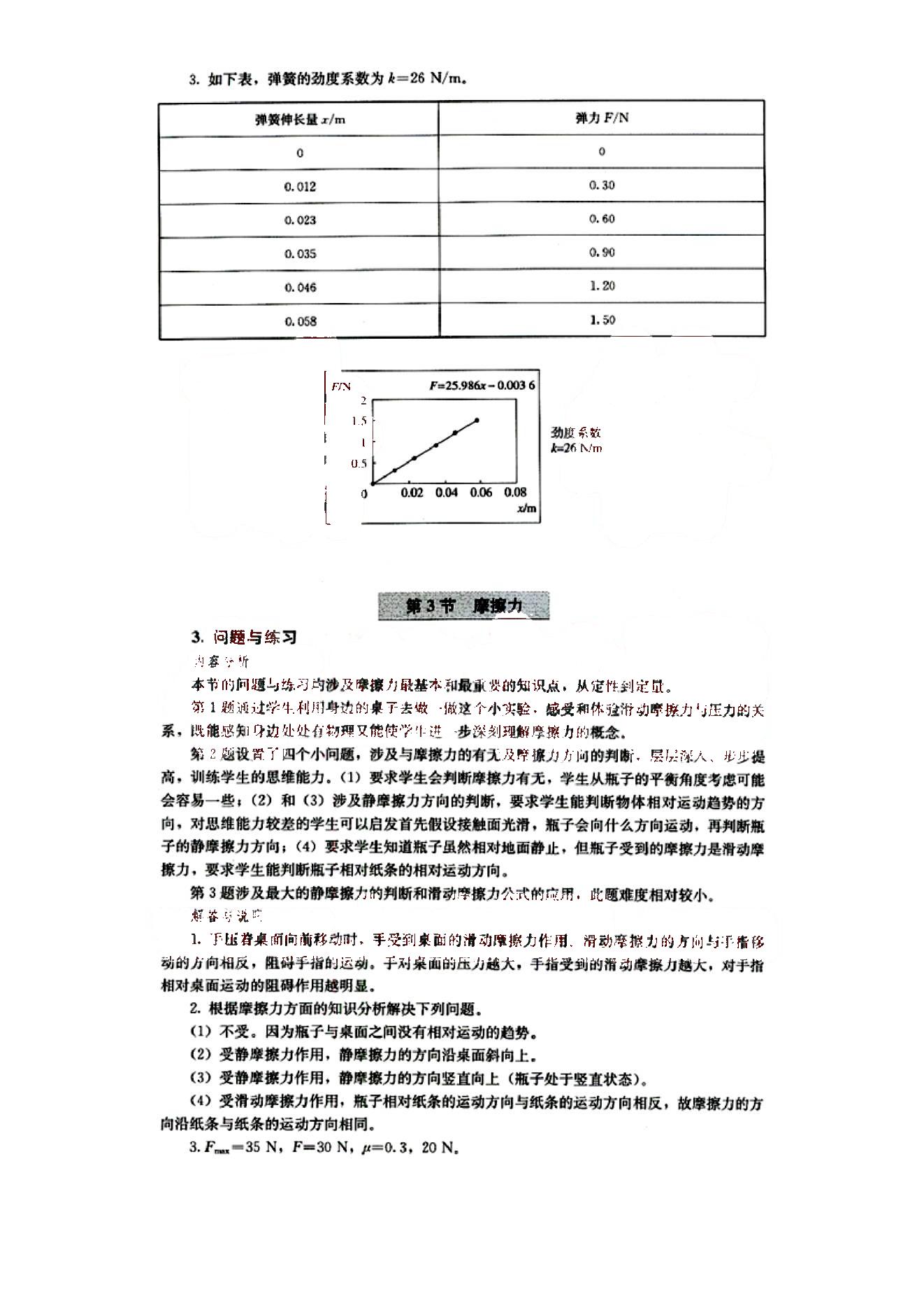 课本高中物理 必修1 人教版人民教育出版社 第4部分 [3]