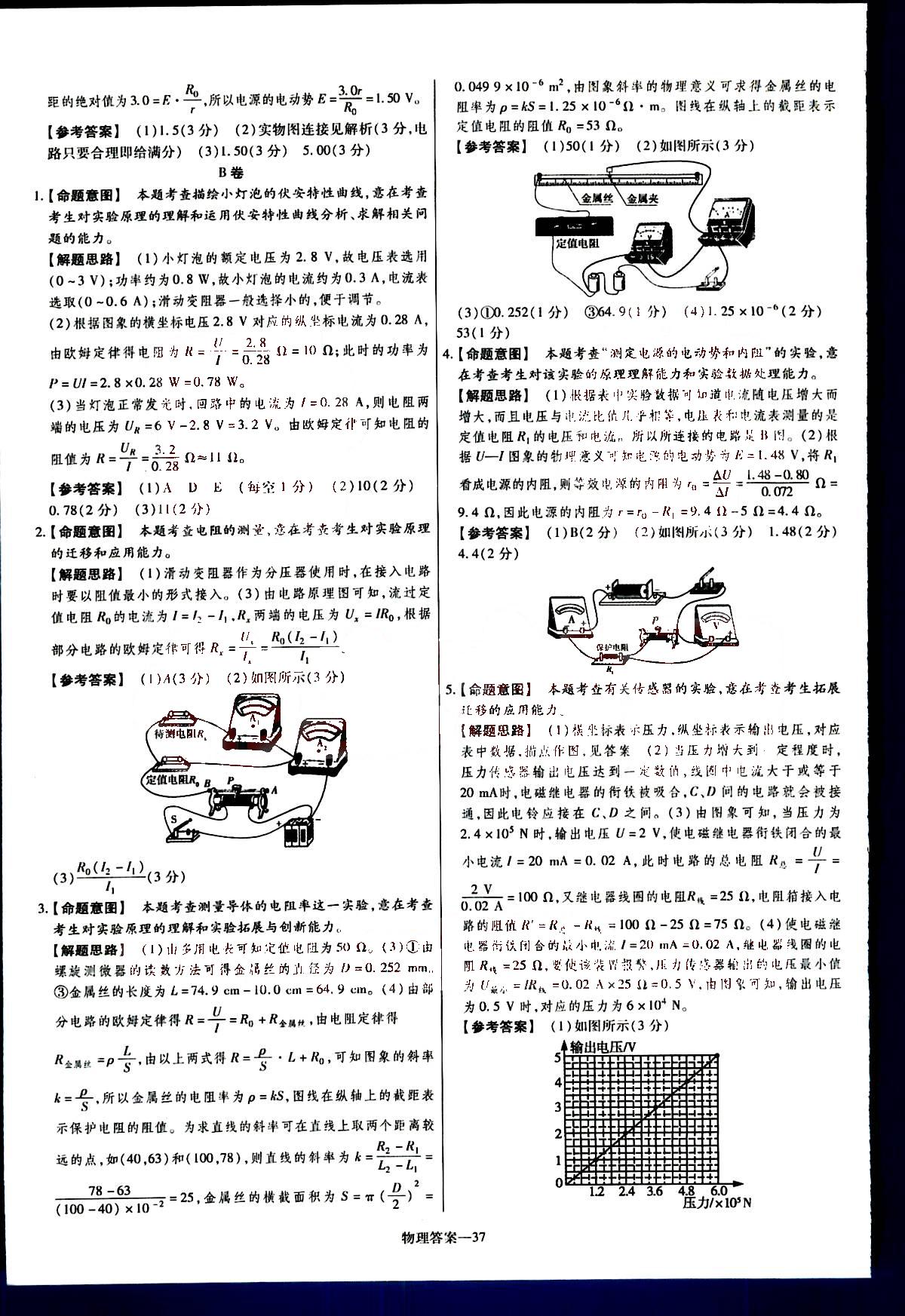 金考卷特快專遞-2015高考專題沖關(guān)訓(xùn)練-第3期-物理新疆青少年出版社 第8部分 [2]