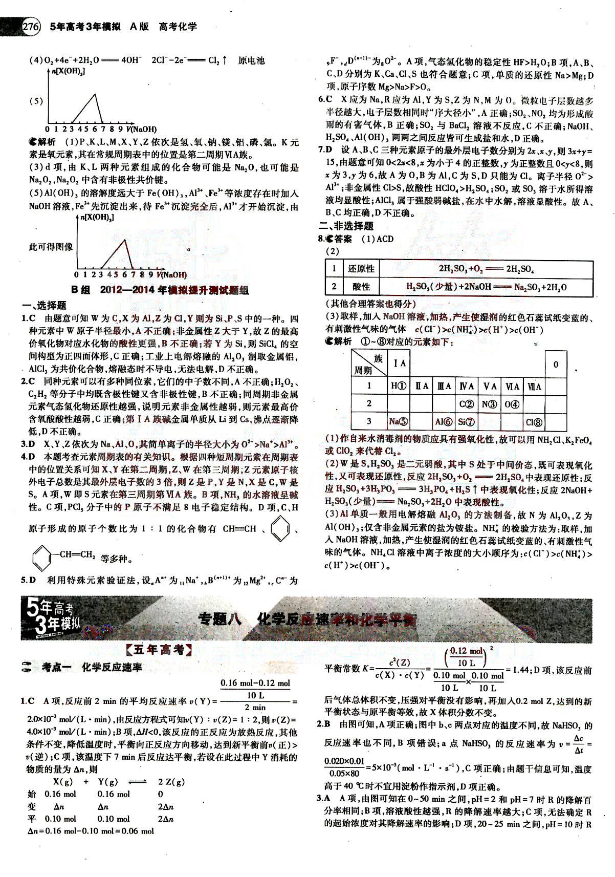 2015五年高考三年模擬-高考化學(xué)-A版教育科學(xué)出版社 第3部分 [4]