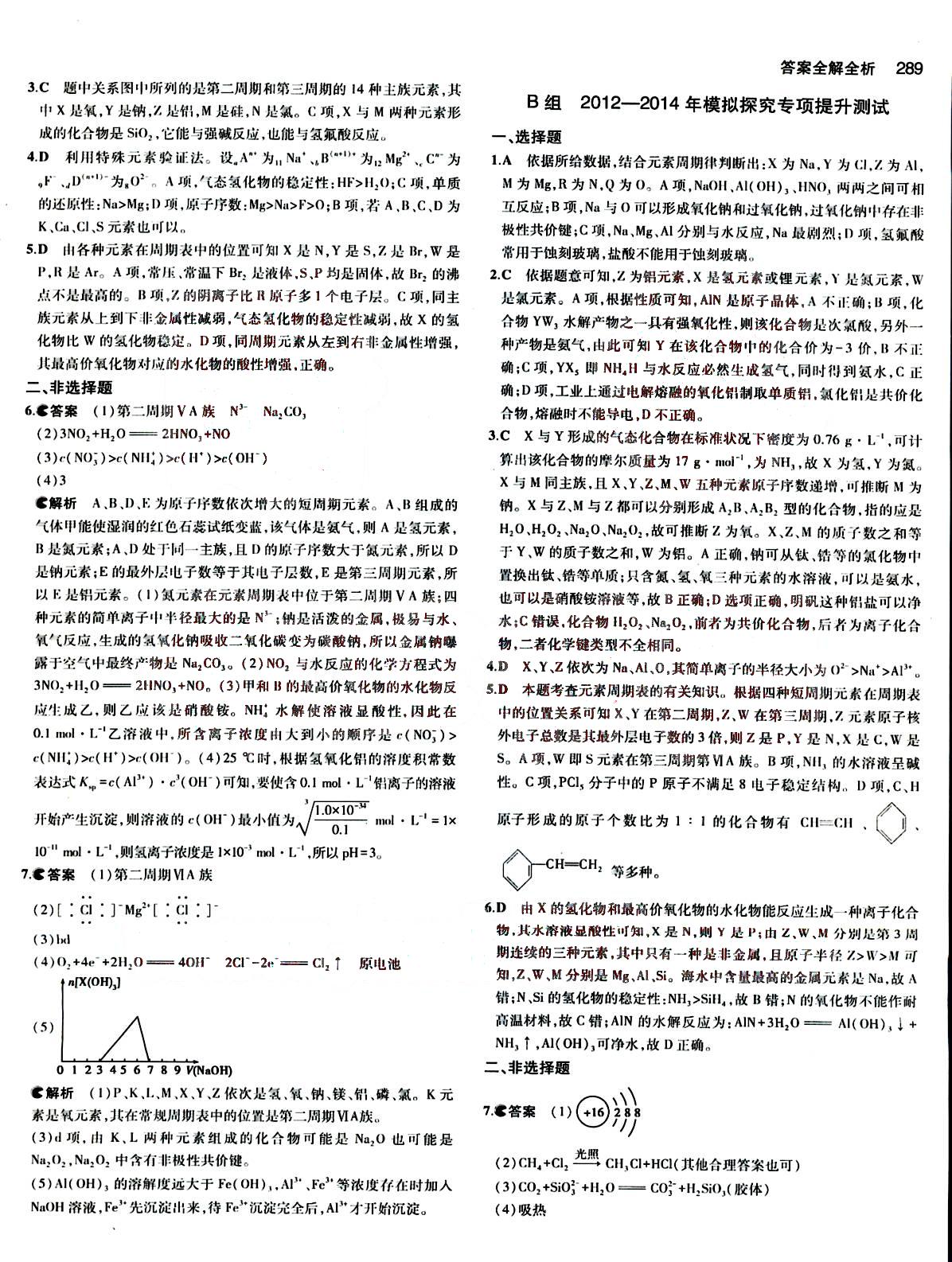 2015五年高考三年模擬-高考化學(xué)-B版教育科學(xué)出版社 第4部分 [4]