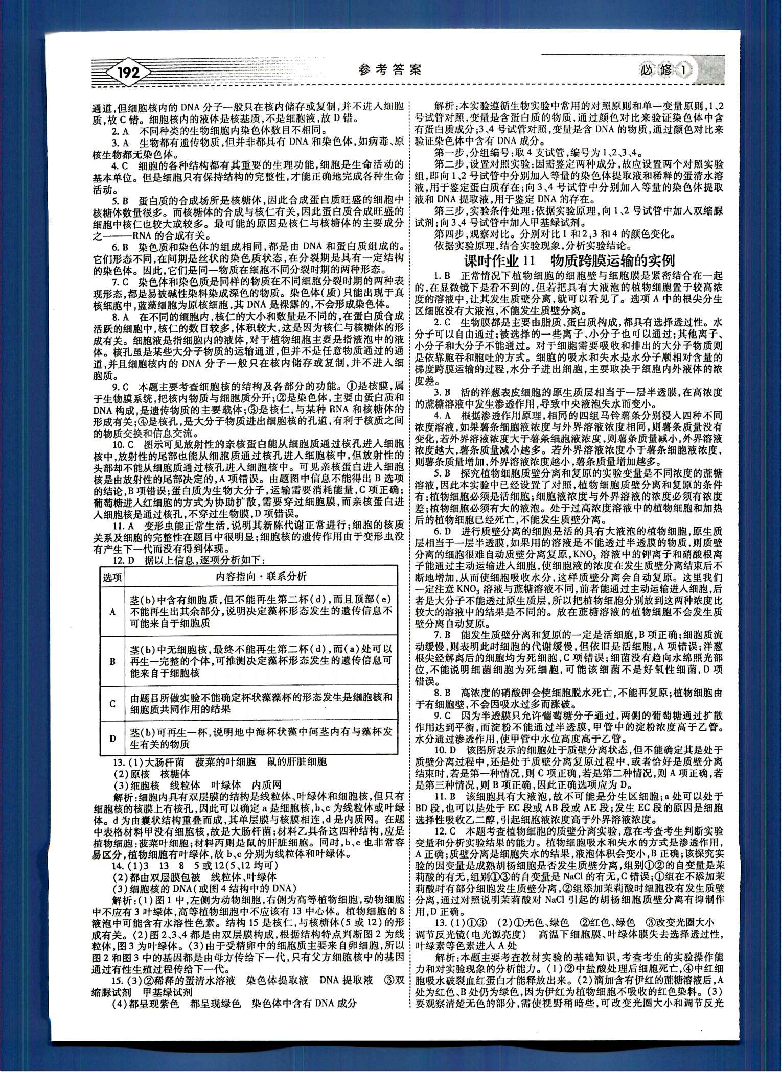 紅對勾-講與練生物內(nèi)蒙古大學(xué)出版社必修1 練習(xí)手冊 [6]