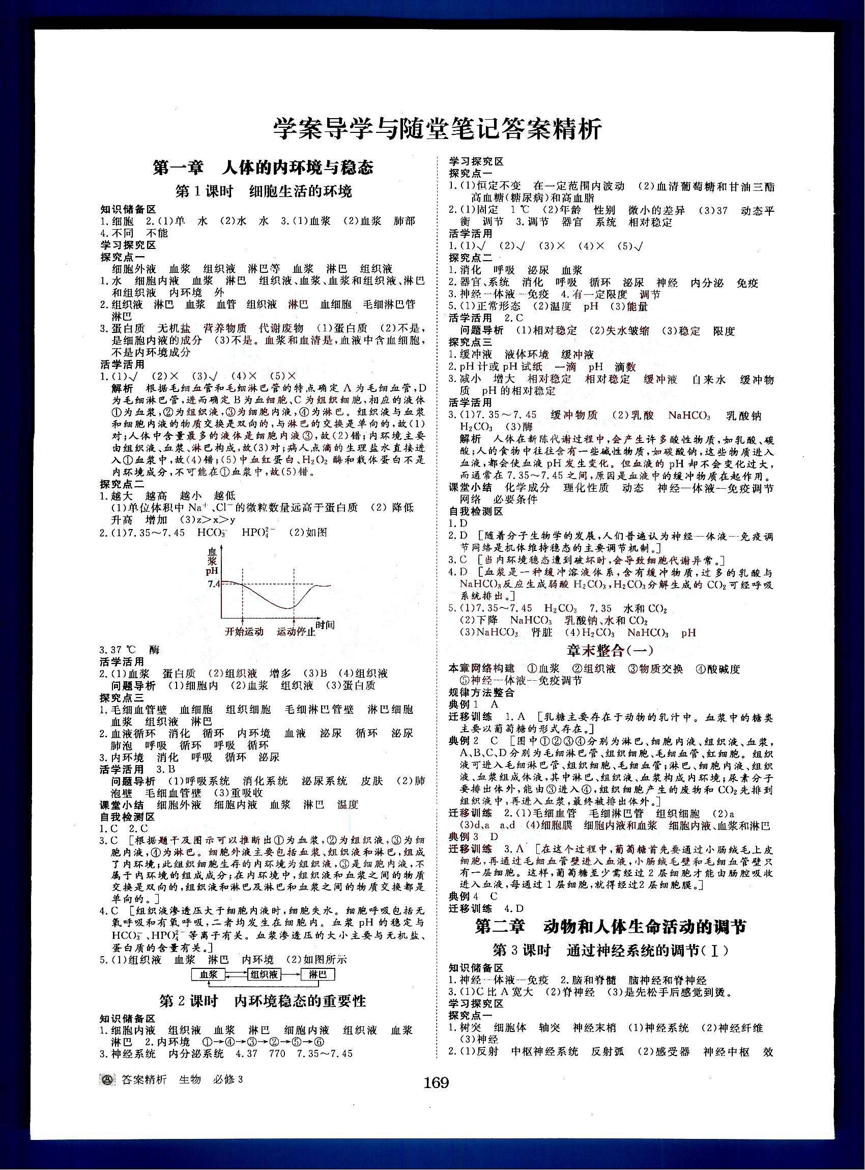 步步高-學(xué)案導(dǎo)學(xué)與隨堂筆記-生物-必修3黑龍江教育出版社 第1部分 [1]