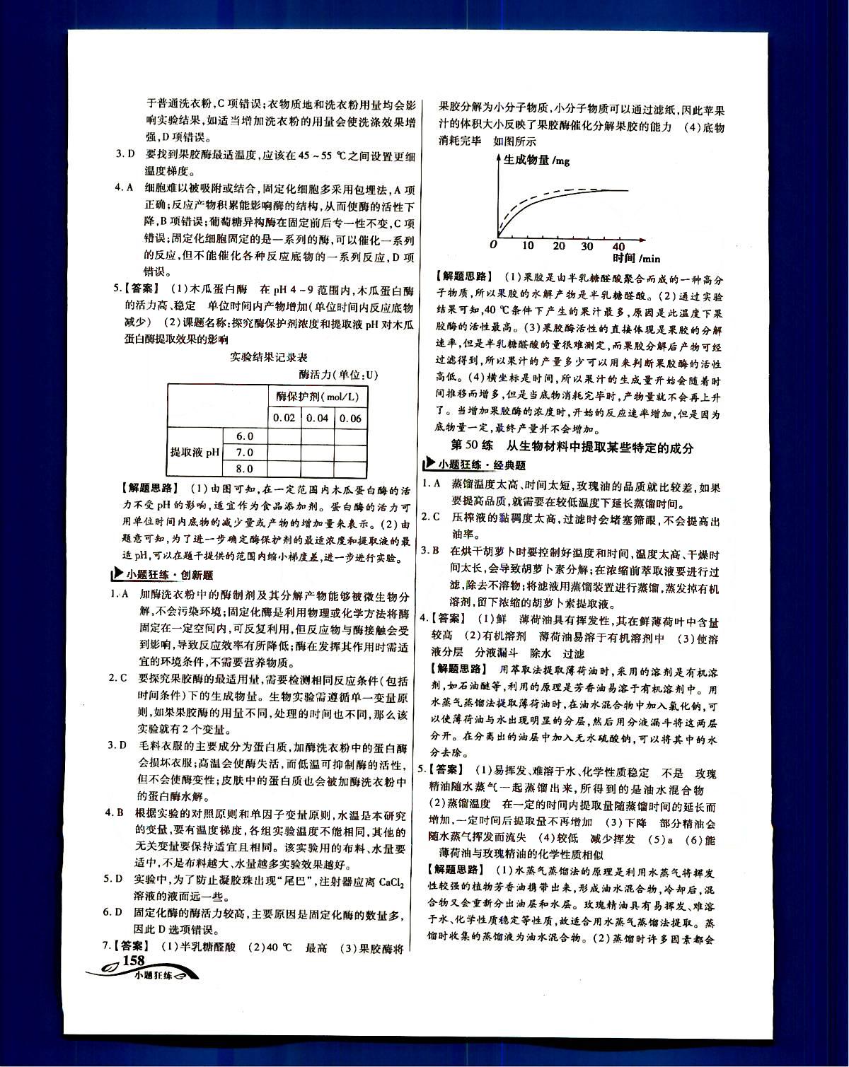 金考卷高考命題新動向-小題狂練-生物新疆青少年出版社 第8部分 [3]