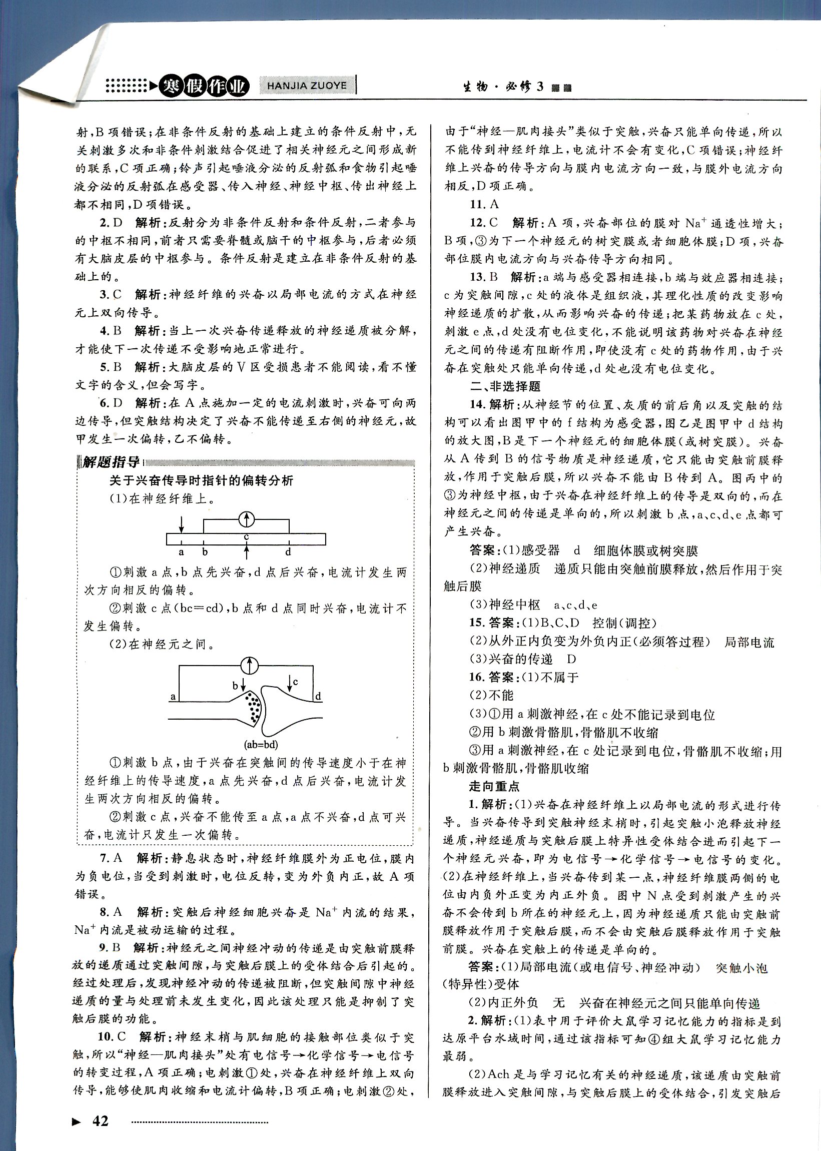 志鴻優(yōu)化系列寒假作業(yè) 生物 高二 新課標(biāo)河北少年兒童出版社1 第1部分 [2]