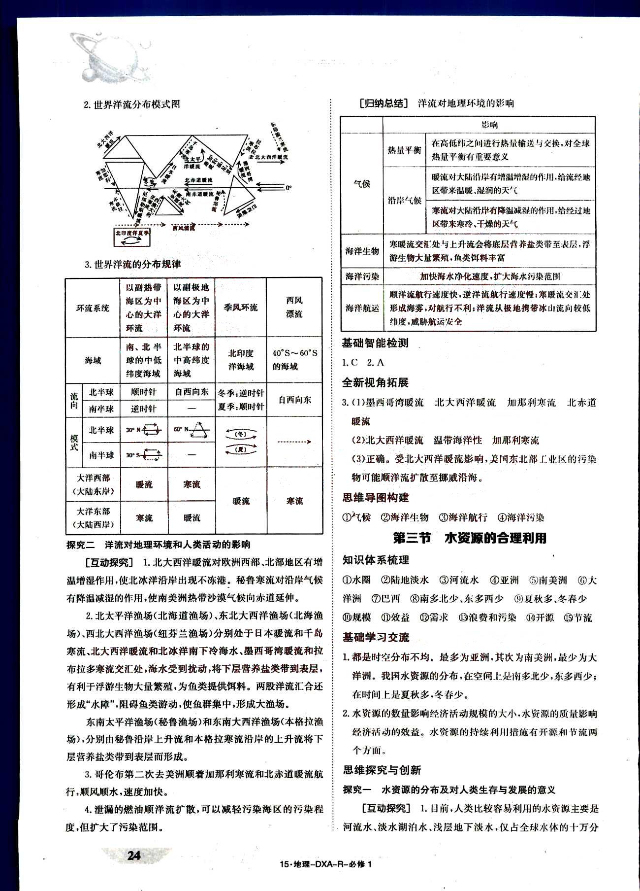 金太陽(yáng)導(dǎo)學(xué)案-導(dǎo)學(xué)案-地理-必修1江西教育出版社 第5部分 [4]