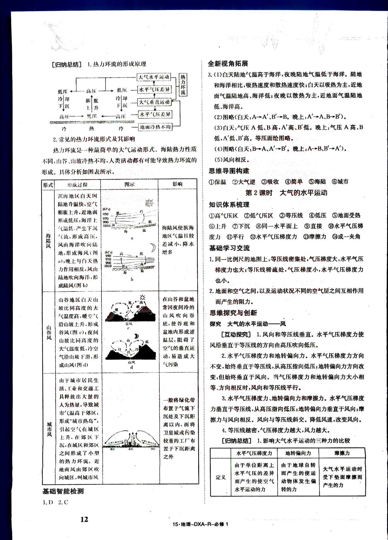 金太陽(yáng)導(dǎo)學(xué)案-導(dǎo)學(xué)案-地理-必修1江西教育出版社 第3部分 [2]