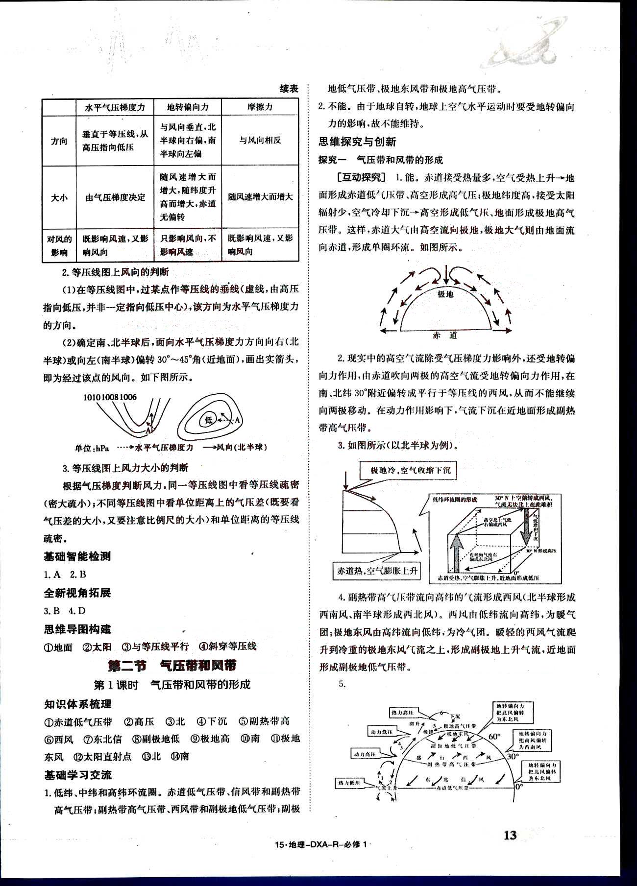 金太陽導(dǎo)學(xué)案-導(dǎo)學(xué)案-地理-必修1江西教育出版社 第3部分 [3]