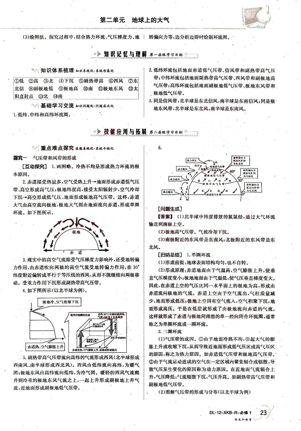 金太陽(yáng)導(dǎo)學(xué)案-地理-必修1吉林文史出版社 第5部分 [1]