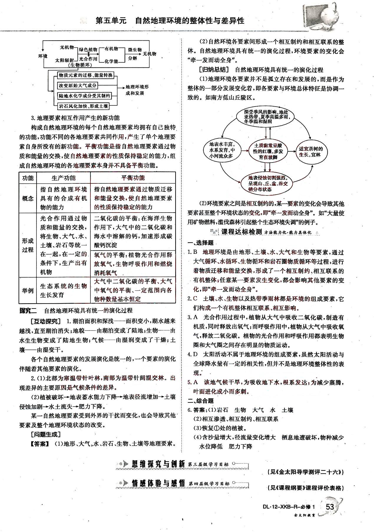 金太陽導學案-地理-必修1吉林文史出版社 第11部分 [1]