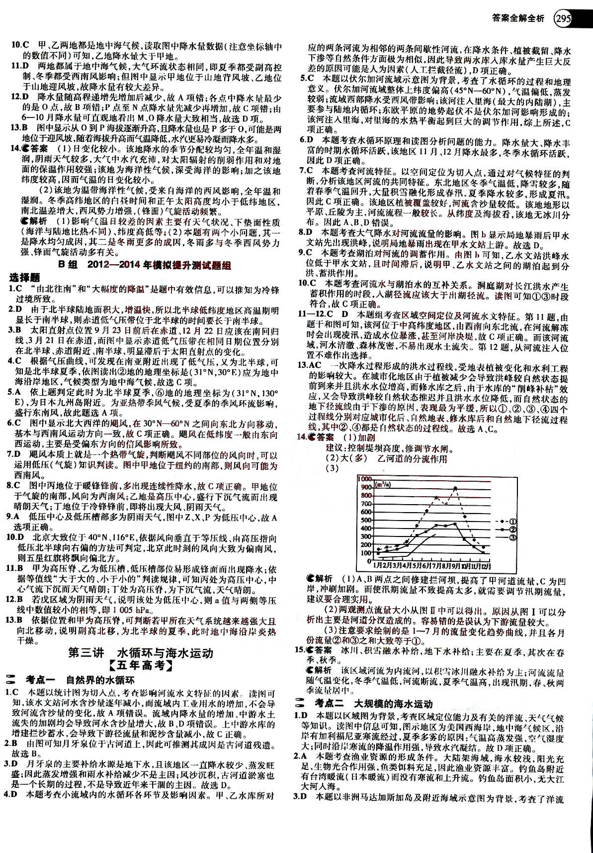 2015五年高考三年模擬-高考地理-A版教育科學(xué)出版社 第2部分 [4]