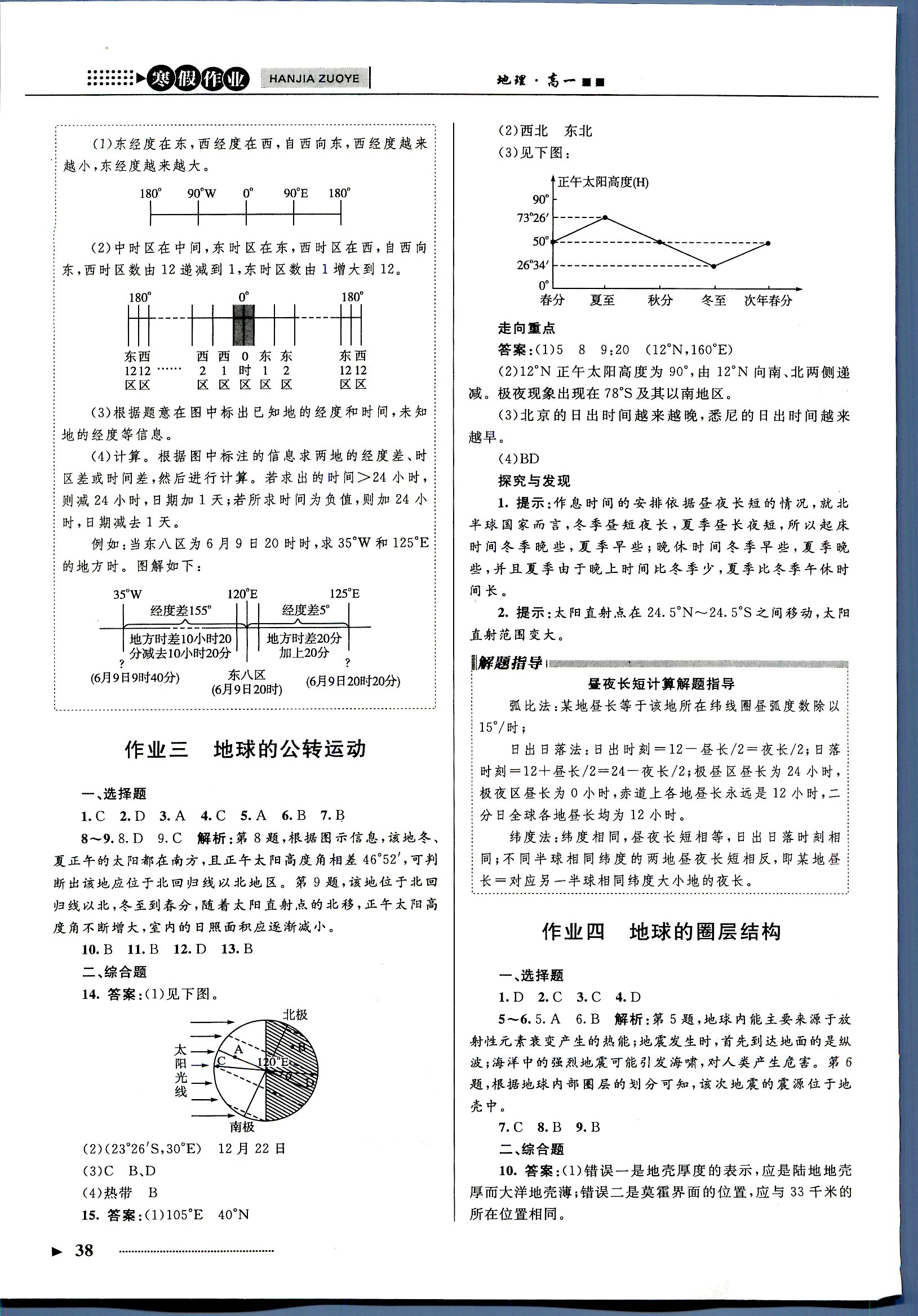 志鴻優(yōu)化系列寒假作業(yè) 地理 高一 新課標(biāo)河北少年兒童出版社1 第1部分 [2]