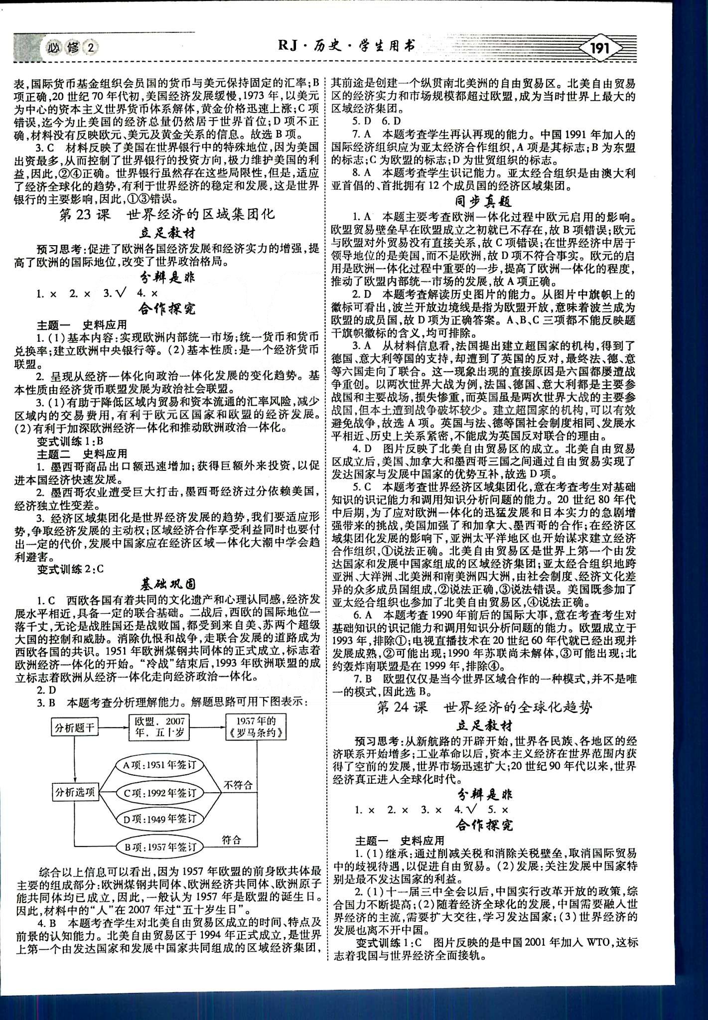 紅對勾-講與練歷史內(nèi)蒙古大學(xué)出版社必修2 第五單元-第八單元 [7]