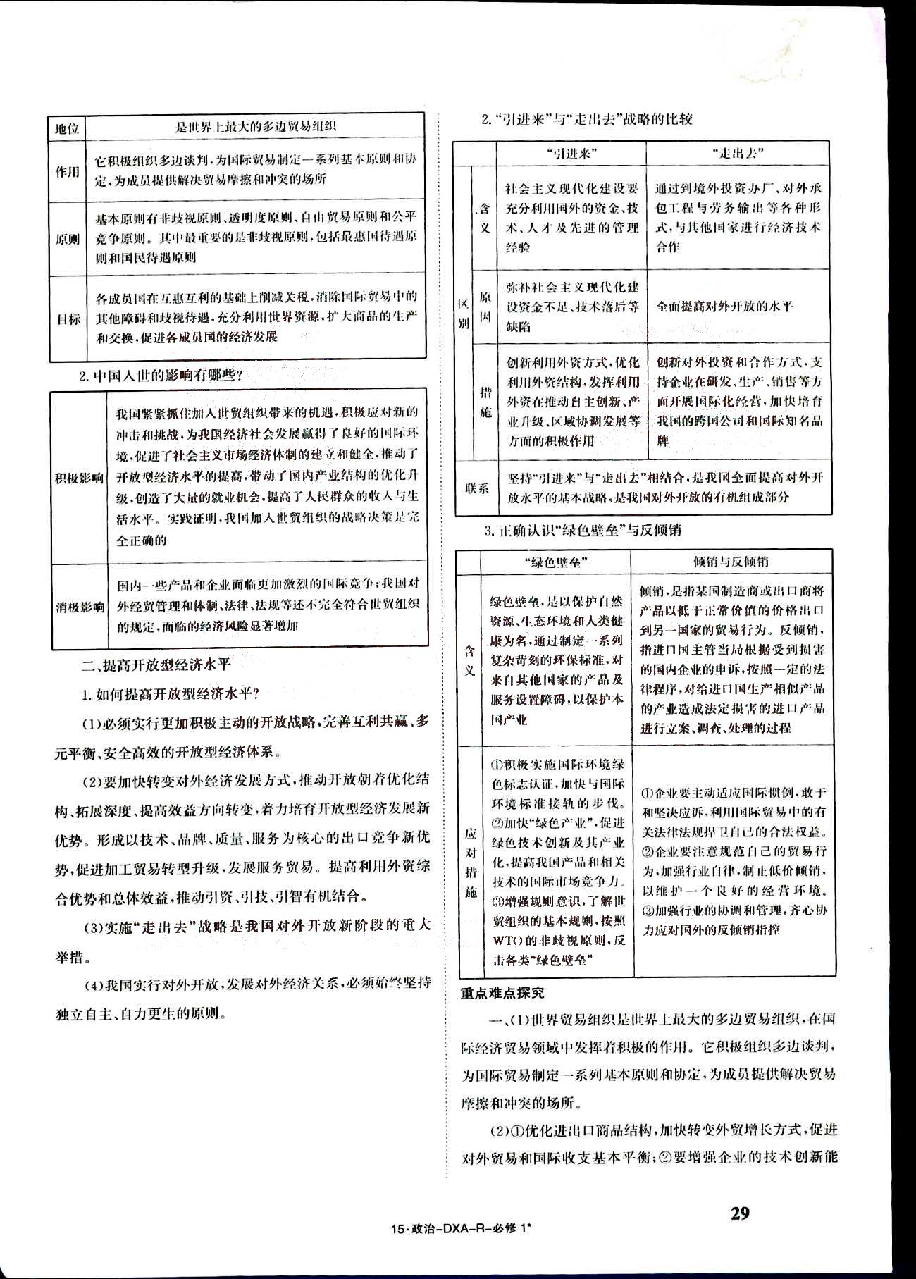 金太阳导学案-导学案-政治-必修1江西教育出版社 第6部分 [4]